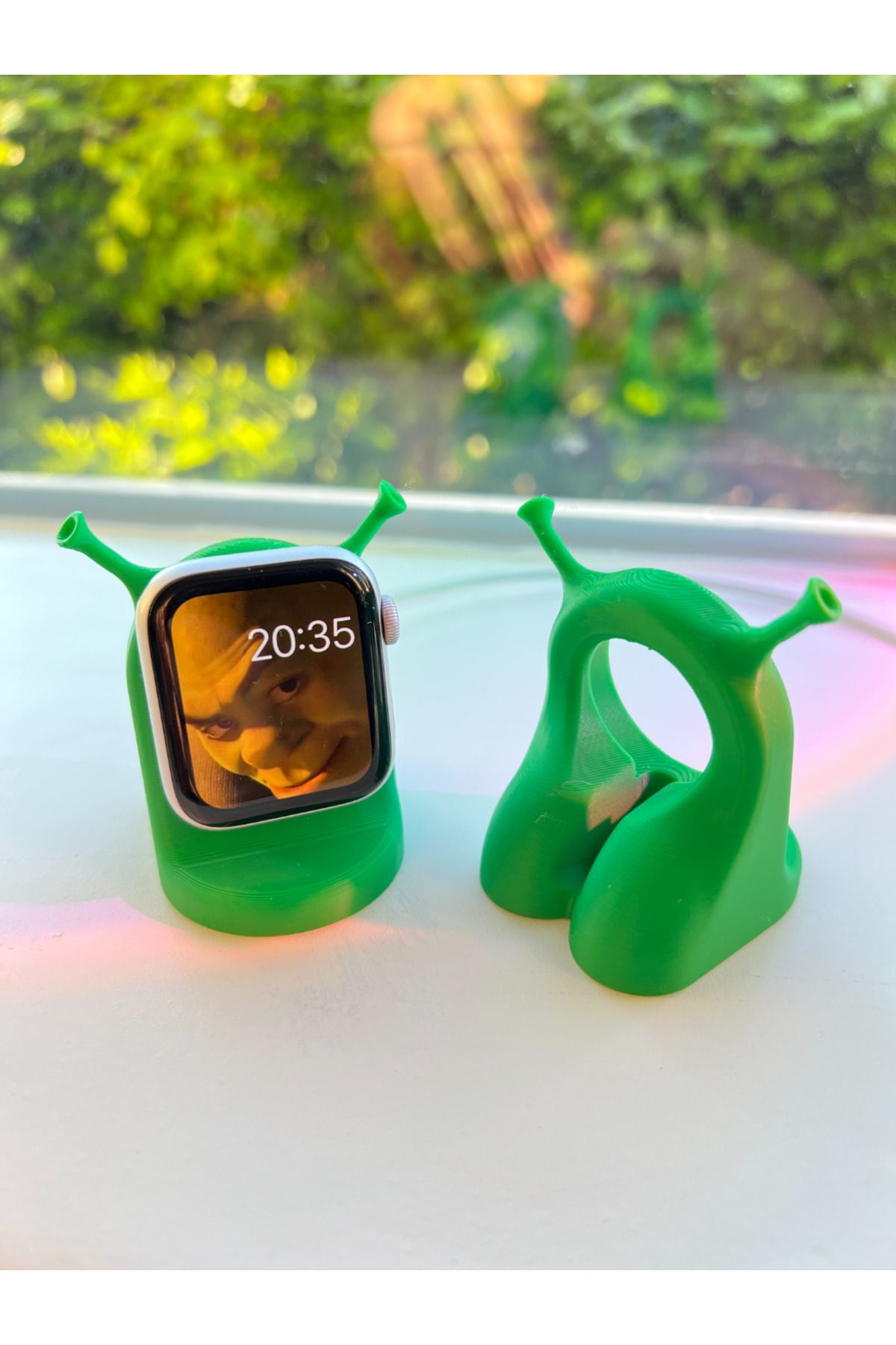 Aaron Boriss Apple watch akıllı saat için kablosuz şarj Standı SHREK