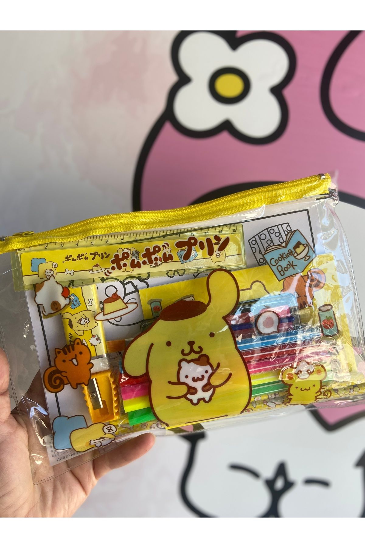synshop Pompompurin Sevimli Köpek Sanrio Kırtasiye Boyama Set