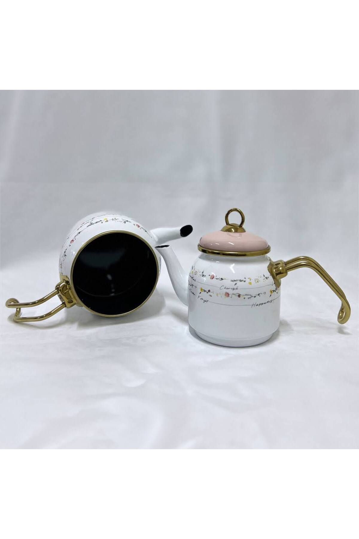 ACAR-Qualita Viola Mini Enamel Teapot Set Xap-07779 5