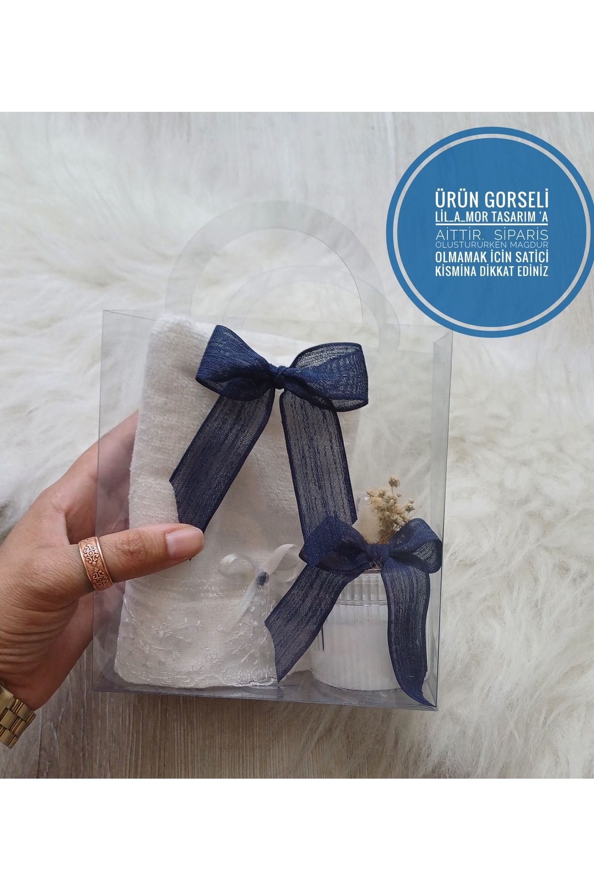 LilAmor Concept Hediyelik Luks Sunnet kina nişan aretlik sadic sagdic hediyelik havlu mum set