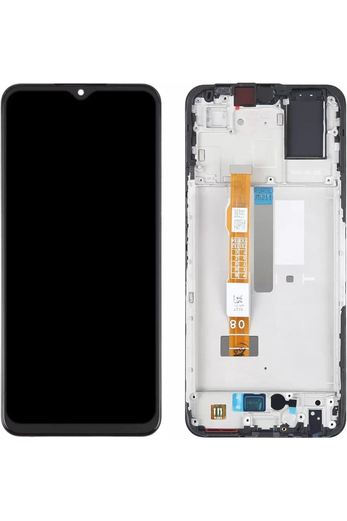 vivo Y33s  Uyumlu Çıtalı Lcd Dokunmatik Ekran v2109