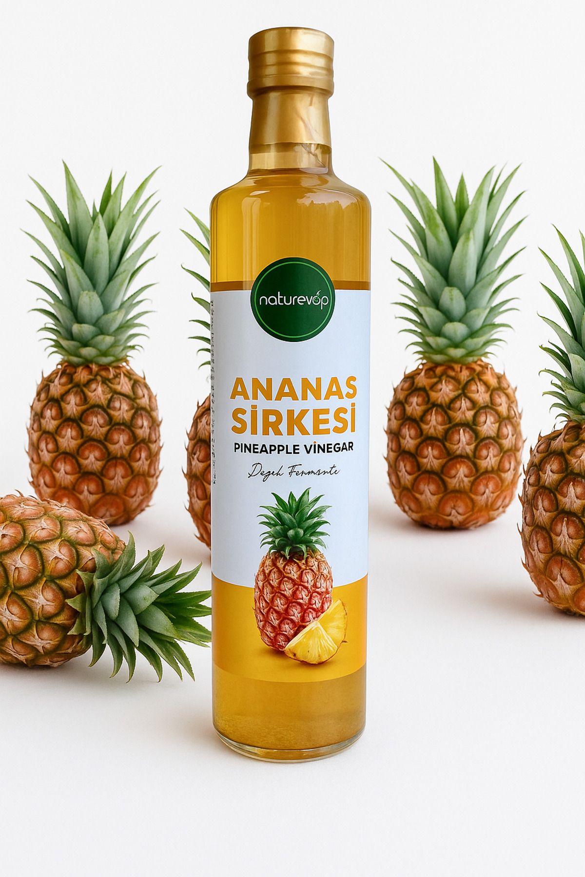 Lavendrose Ananas Sirkesi Doğal Fermantasyon Pineapple Vinegar 500 Ml