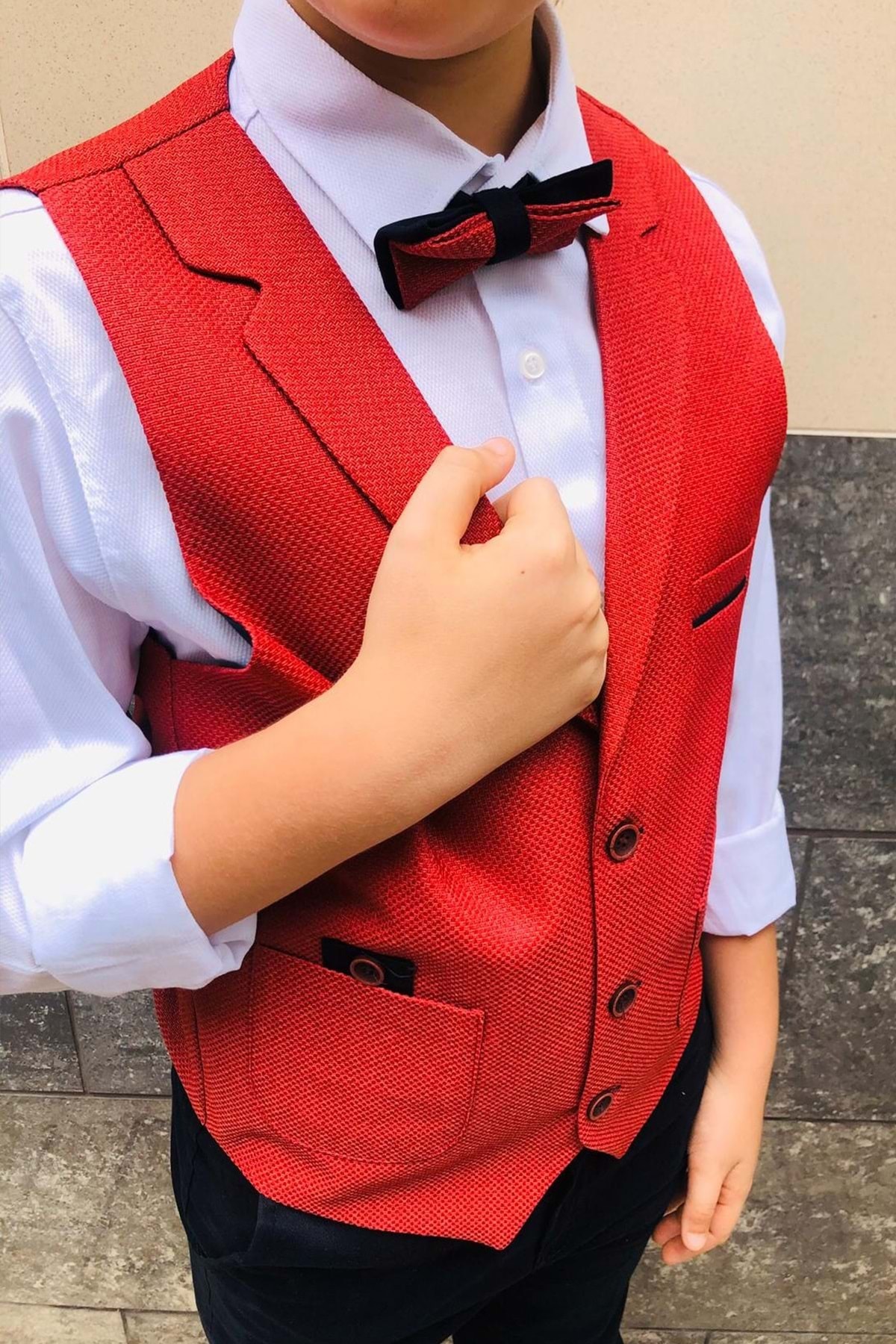 Mnk Baby&Kids-Sports Vest Boy's Suit Red 2