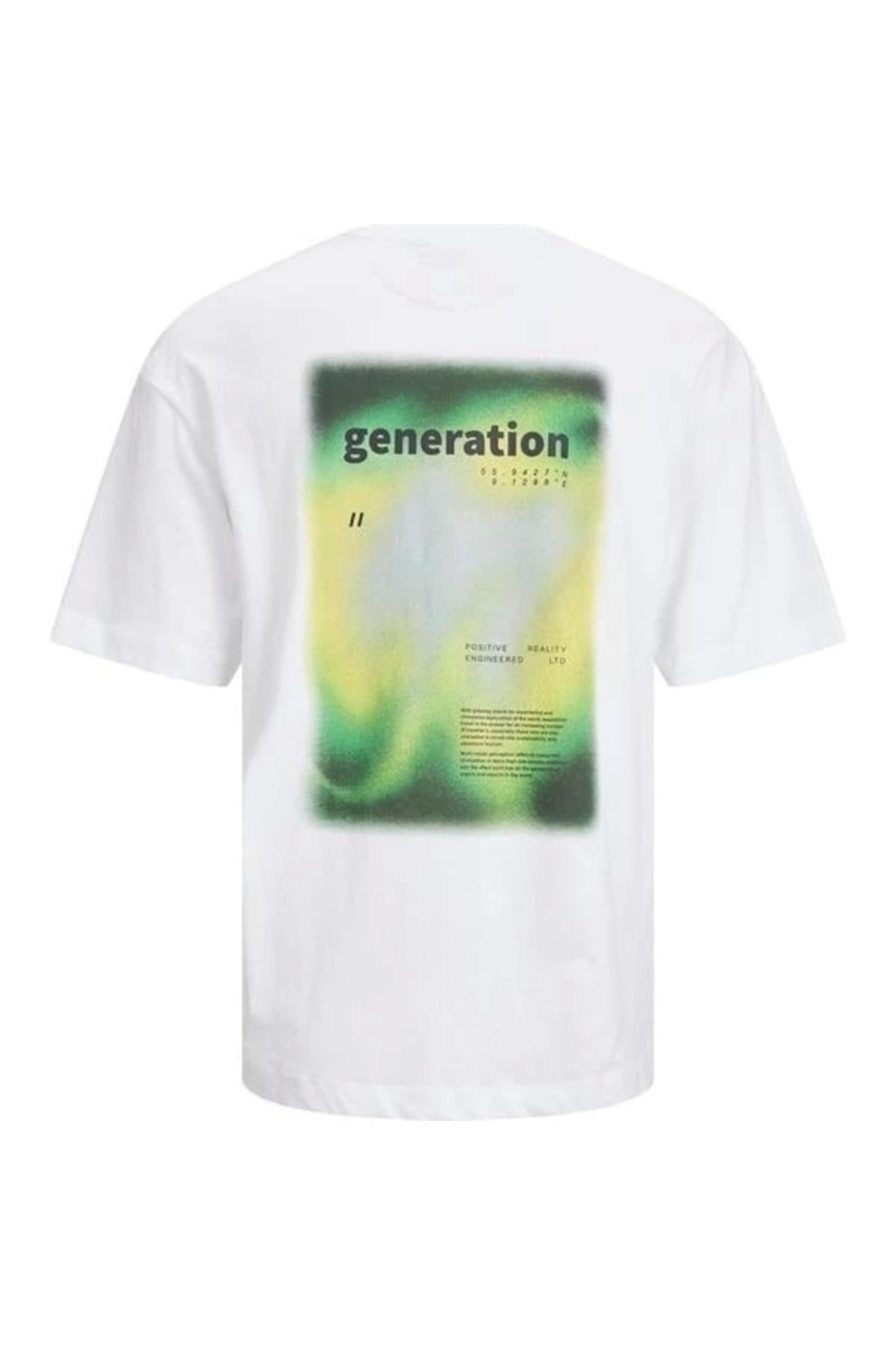 Lale Moda Sırt Baskılı Erkek T-Shirt