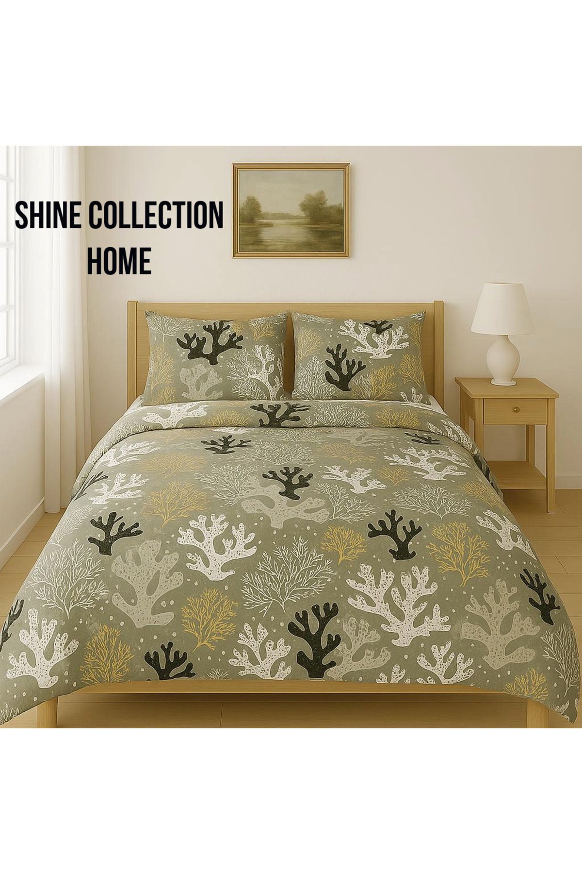 SdfHome GEYİK MODEL ÇİFT KİŞİLİK NEVRESİM TAKIMI