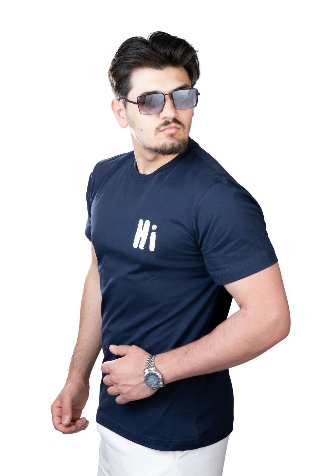 Della %100 Pamuk Yumuşak Dokulu Baskılı Erkek T-Shirt