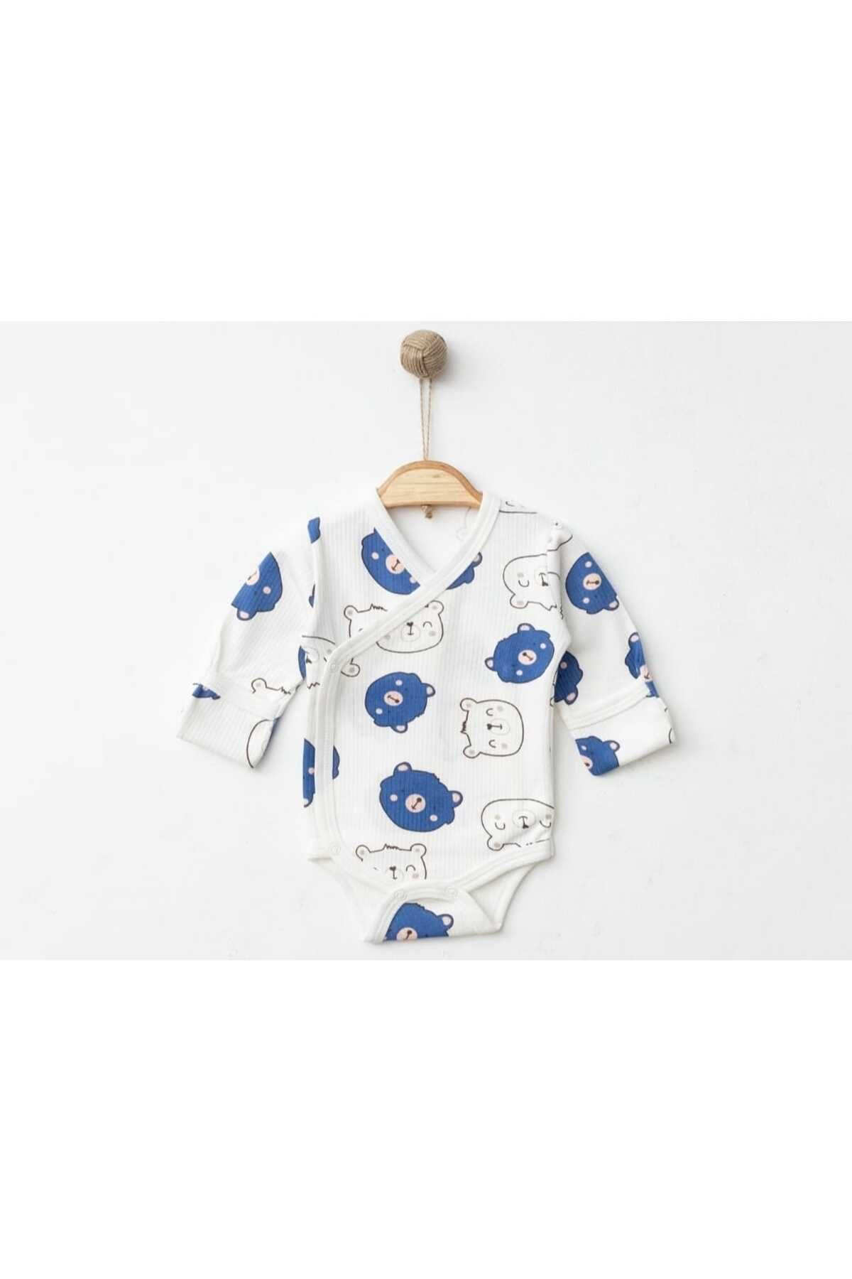 Nayinom Kids Ayıcık Desenli Uzun Kollu Body