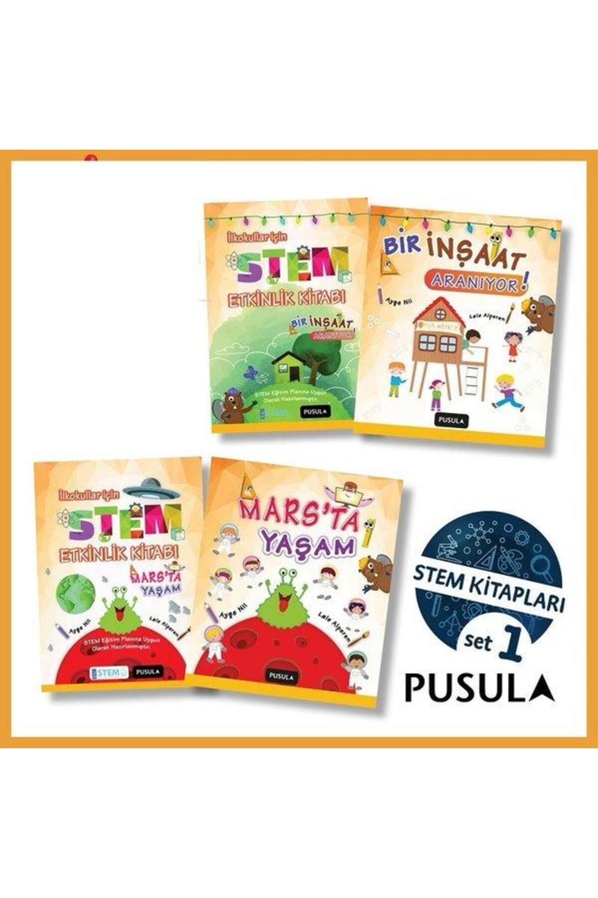 Pusula Yayıncılık Pusula İlkokullar İçin STEM Seti 1 4 Kitap Takım