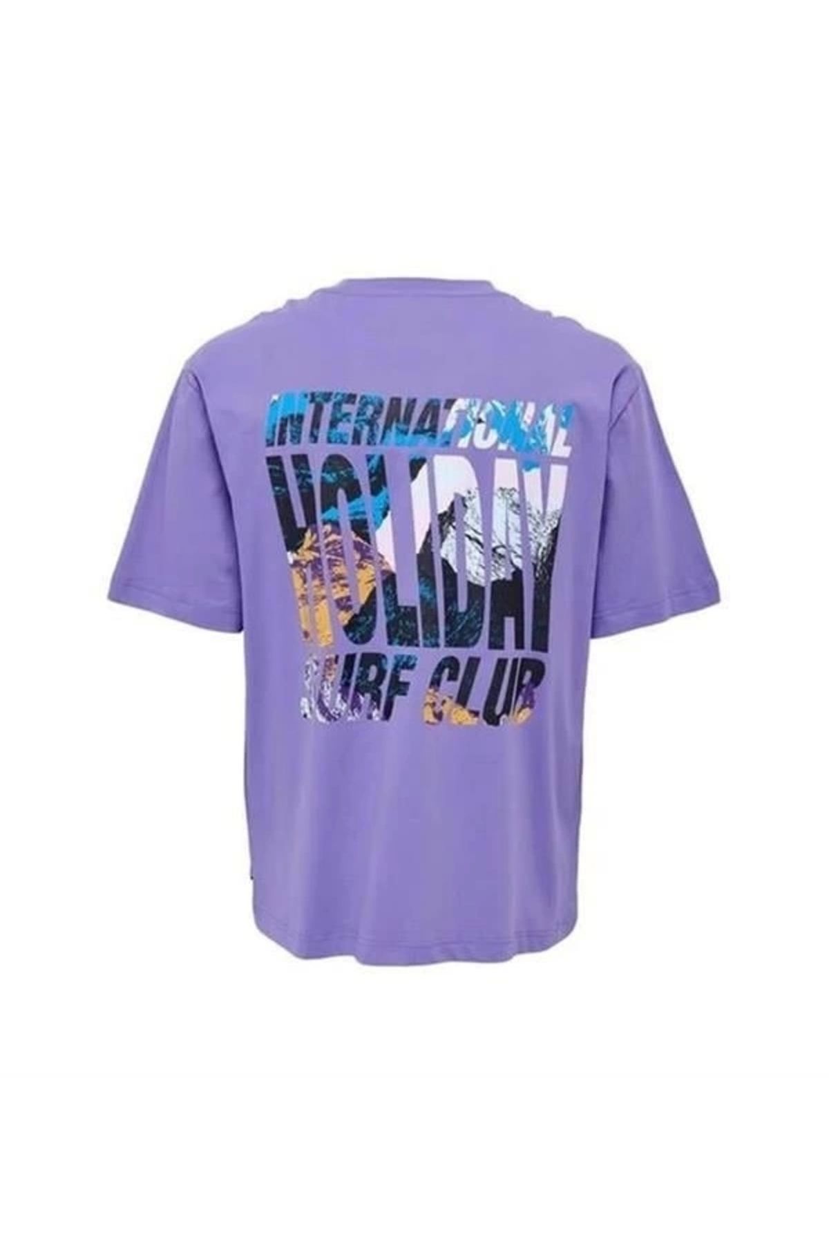 Lale Moda Sırt Baskılı Erkek T-Shirt