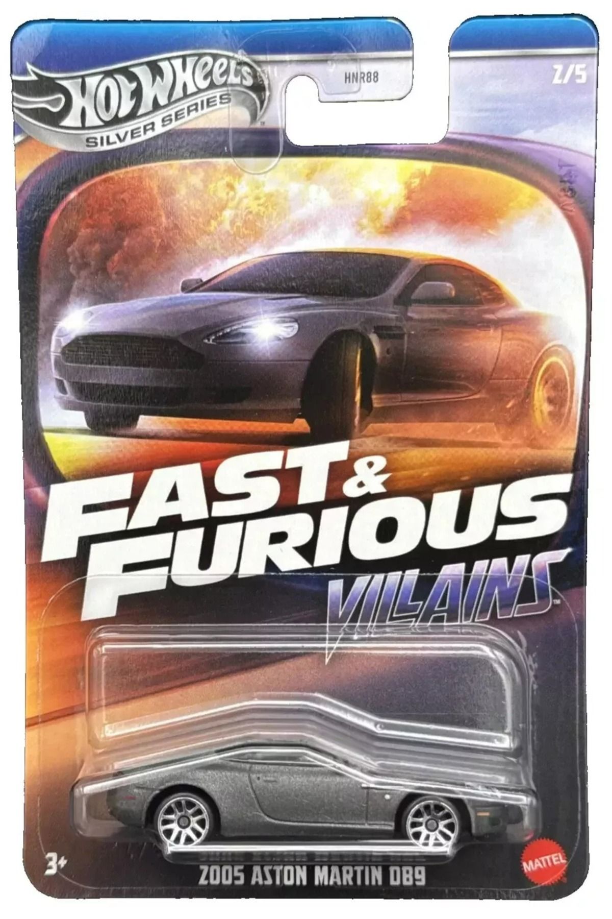 HOT WHEELS Fast & Furious 2005 Aston Martin DB9 Die-Cast Araba (Villains Serisi)