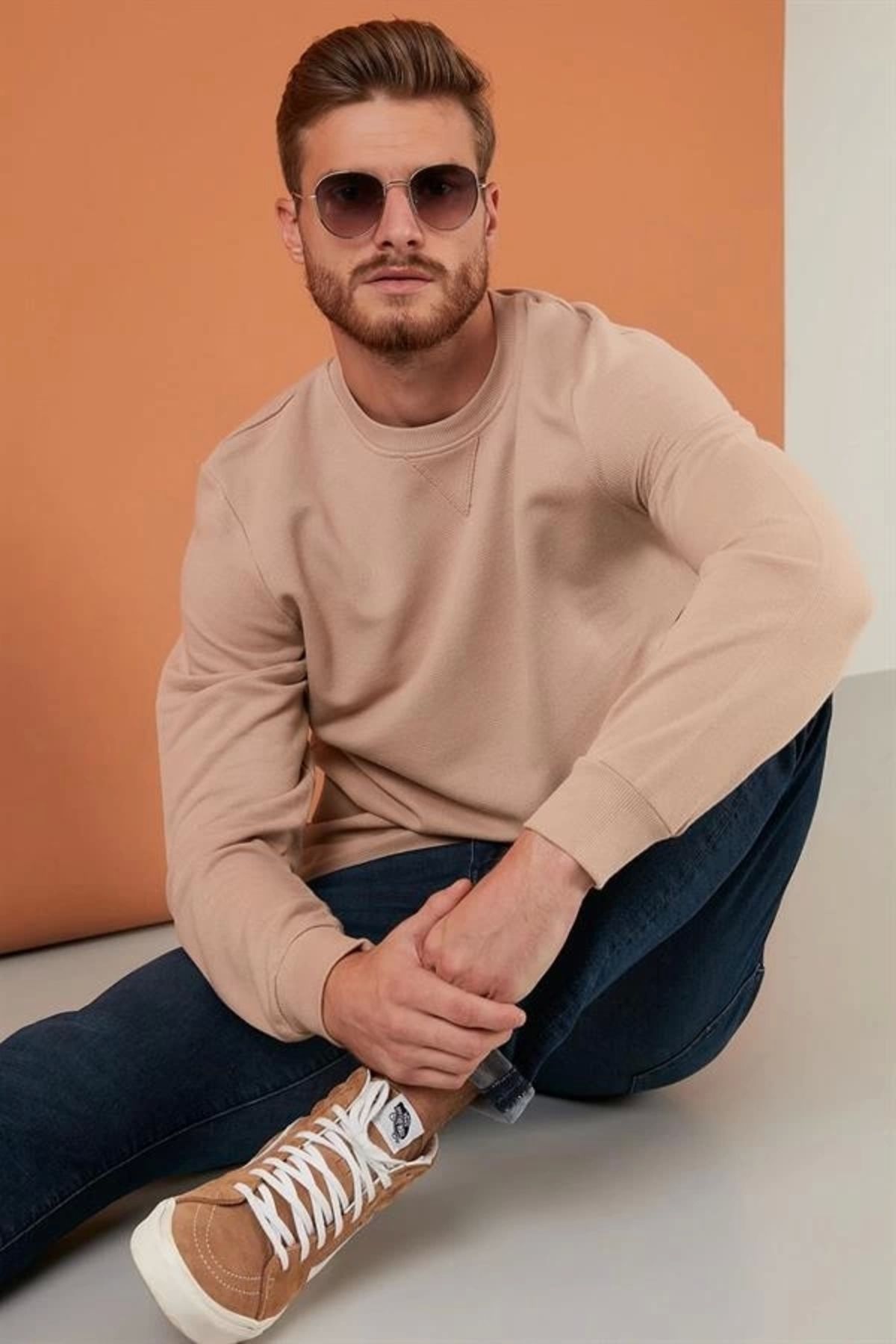 Lale Moda Pike Kumaş Comfort Fit Sweatshirt