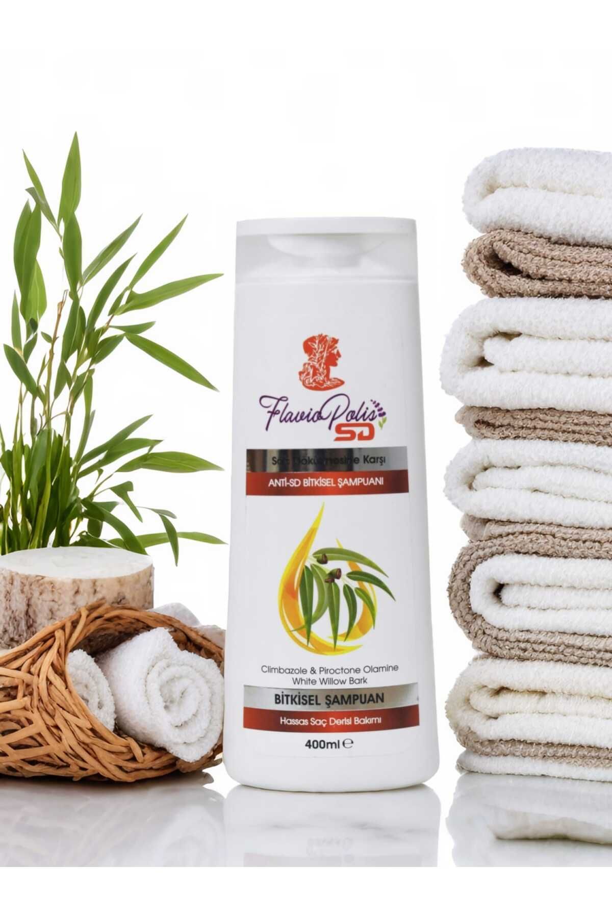 FLAVİOPOLİS FlavioPolis 400ml Saç Dökülmesine Karşı Anti-SD Bitkisel Şampuanı