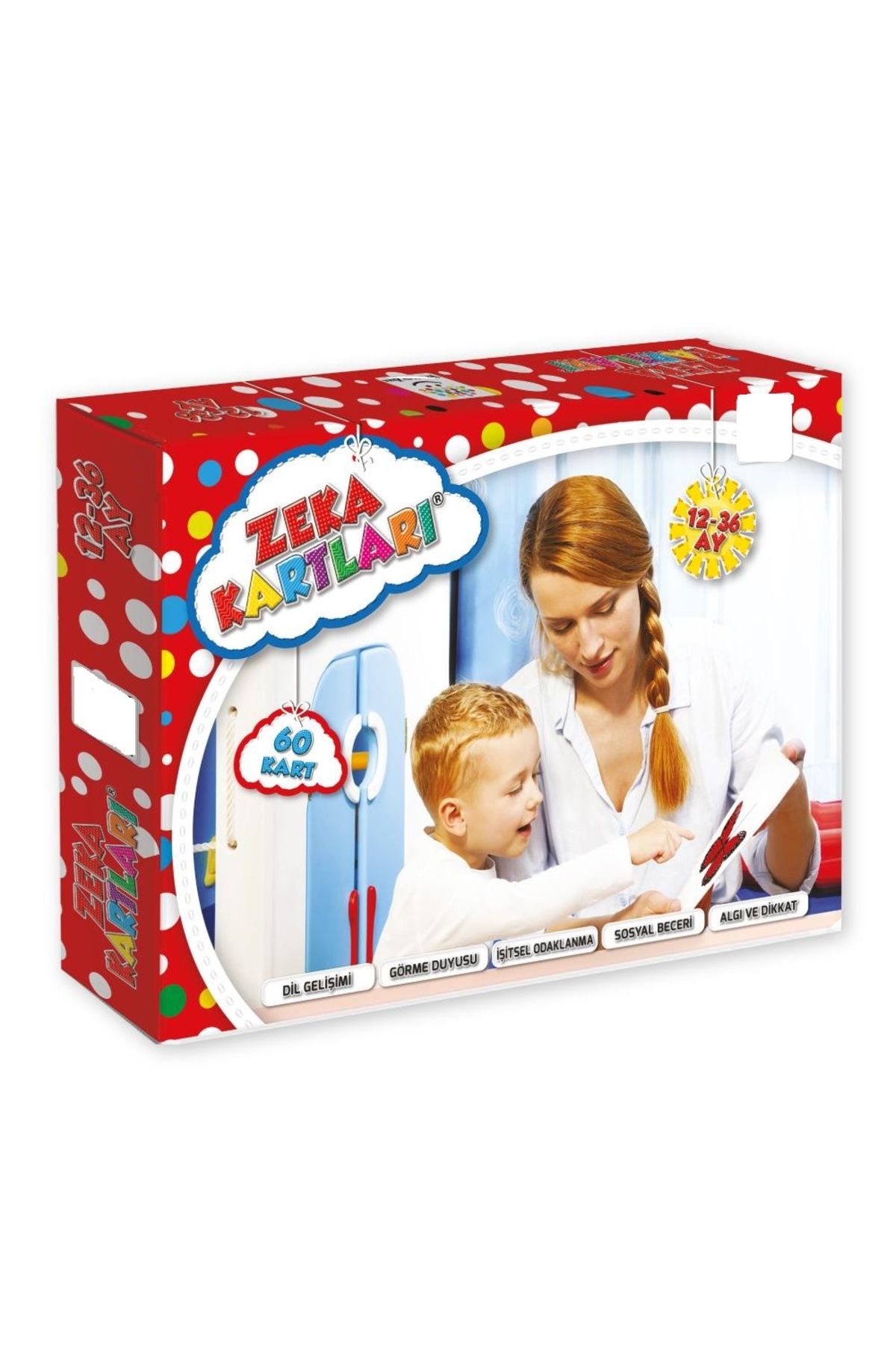 YÜKSELEN 12-36 AY ZEKA KARTLARI 60 KART