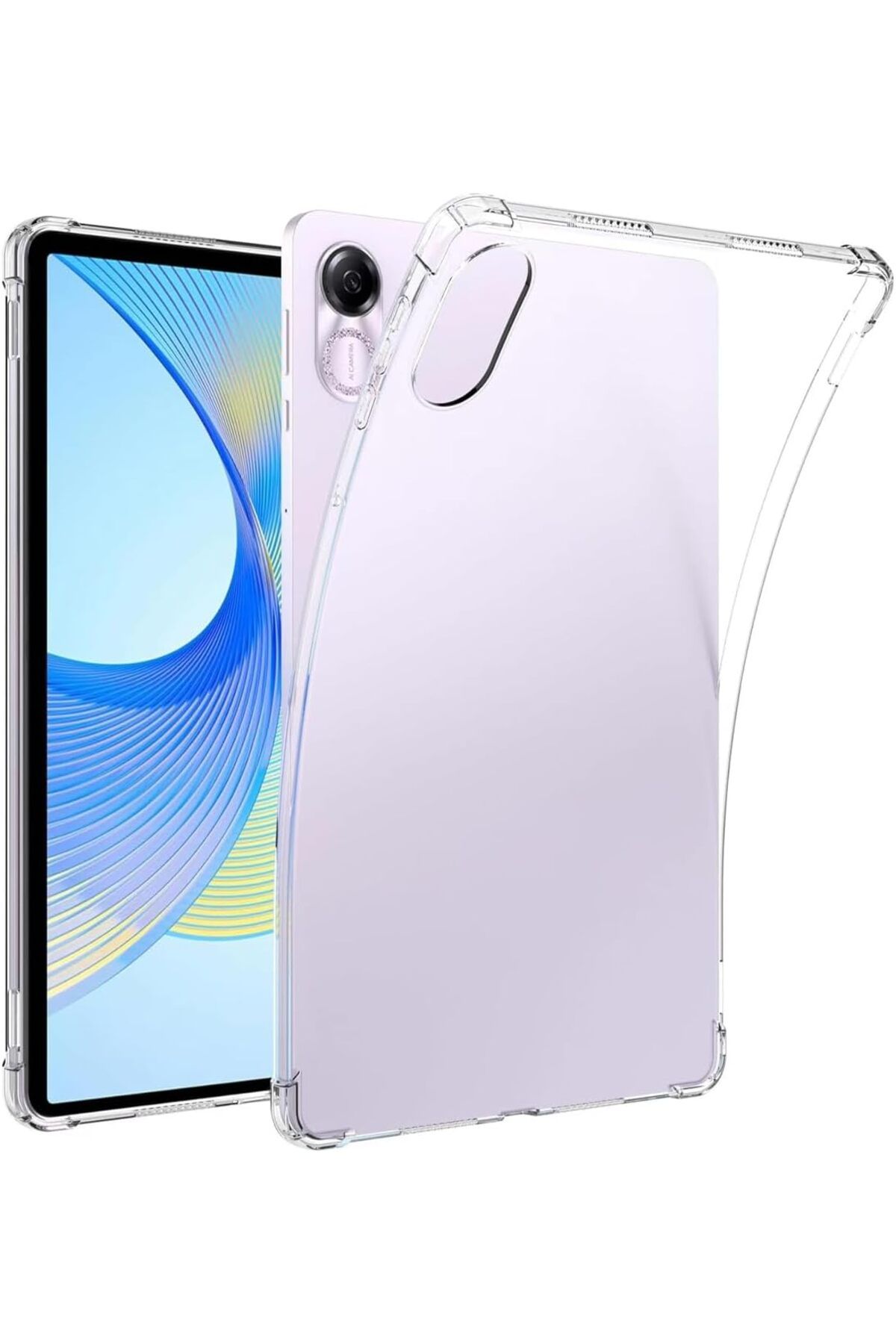 m.tk moveteck Honor Pad X9 Uyumlu Kılıf Antishock Arkası Şeffaf Köşe Korumalı Darbeye Dayanıklı Tablet Kapak