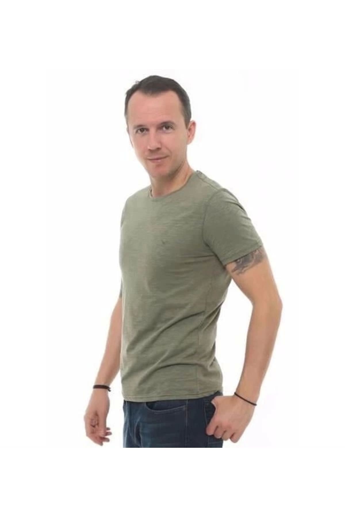 Lale Moda 4602 Bisiklet Yaka Basic Erkek T-Shirt