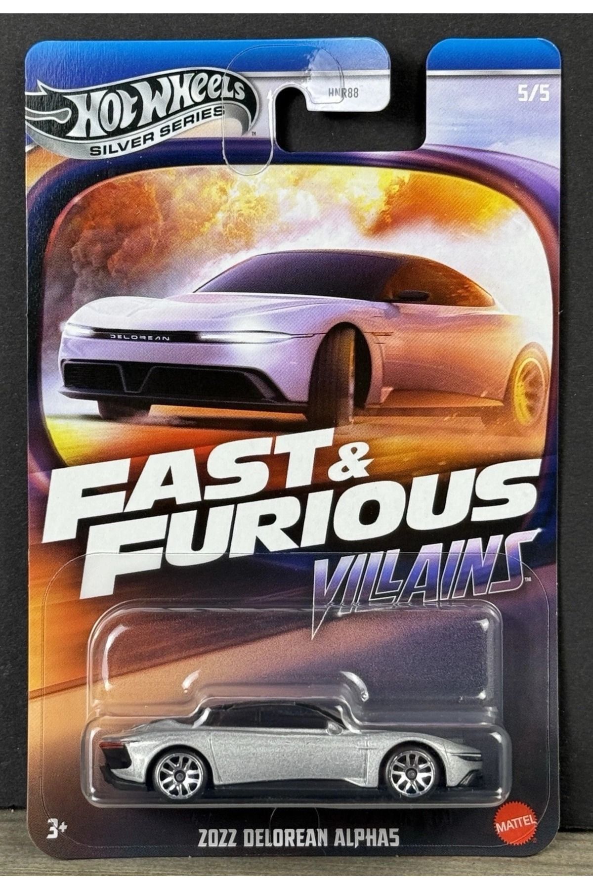 HOT WHEELS Fast & Furious 2022 DeLorean Alphas Die-Cast Araba