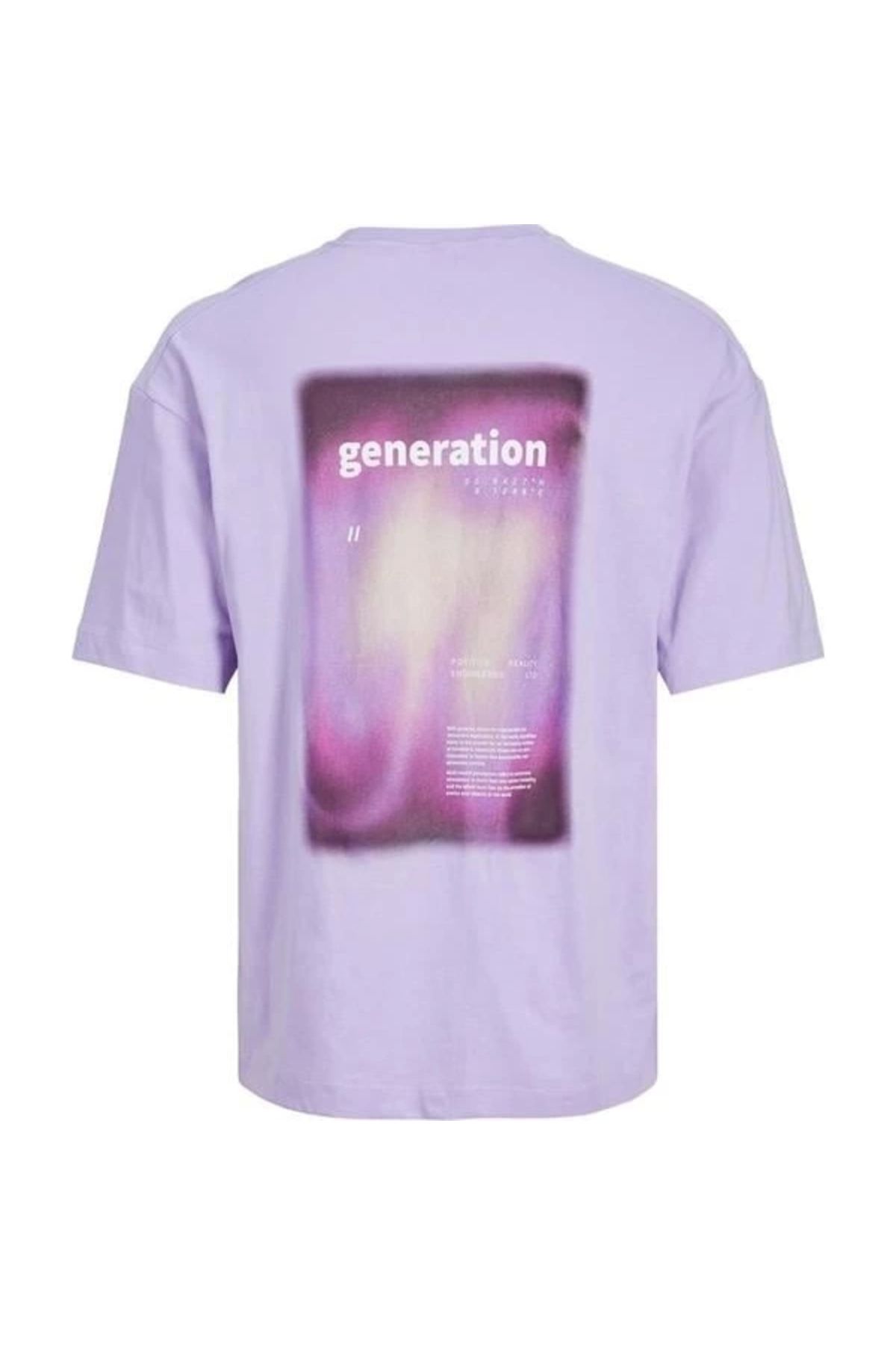 Lale Moda Sırt Baskılı Erkek T-Shirt