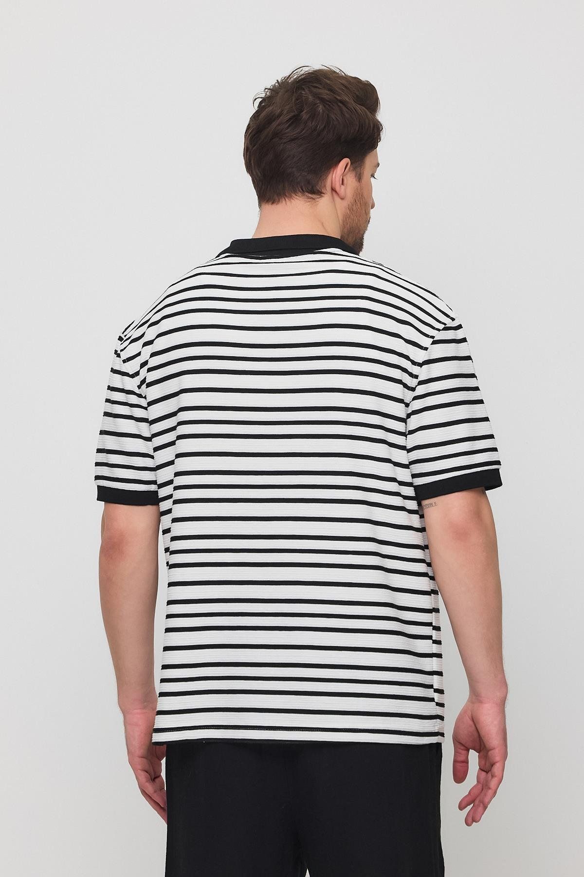 NGR-Satrop Collar Knitted Tshirt White 4