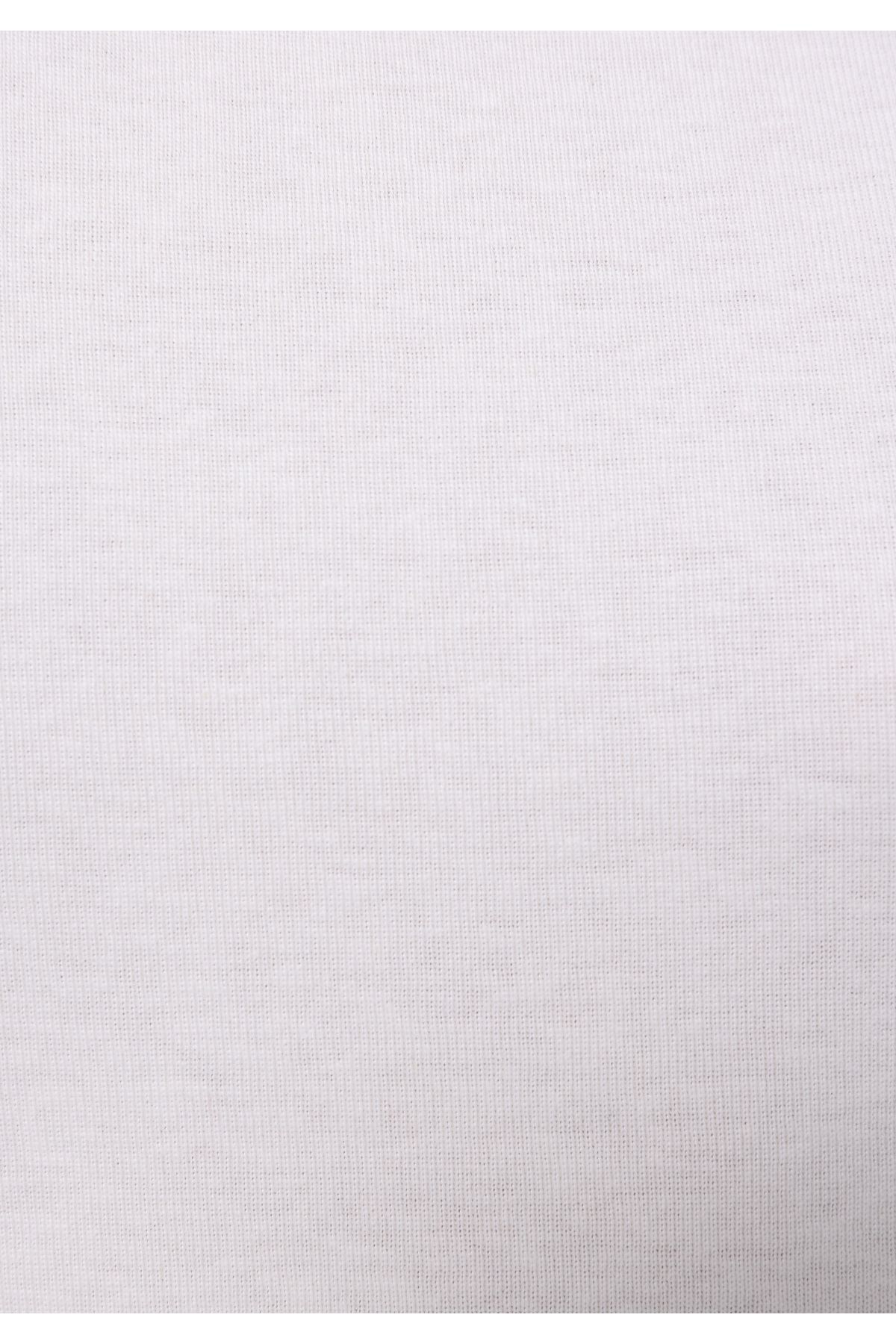 Colin's-Slim Fit Round Neck Printed Women's White Short Sleeve T-Shirt 5