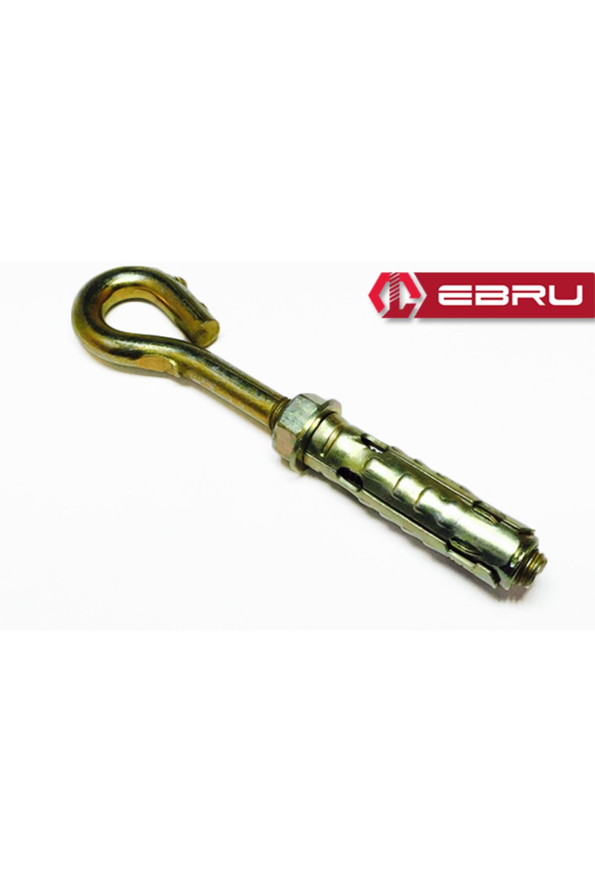 swilex Gömlekli Kancalı Kapalı Çelik Dübel M6 - 10 Adet