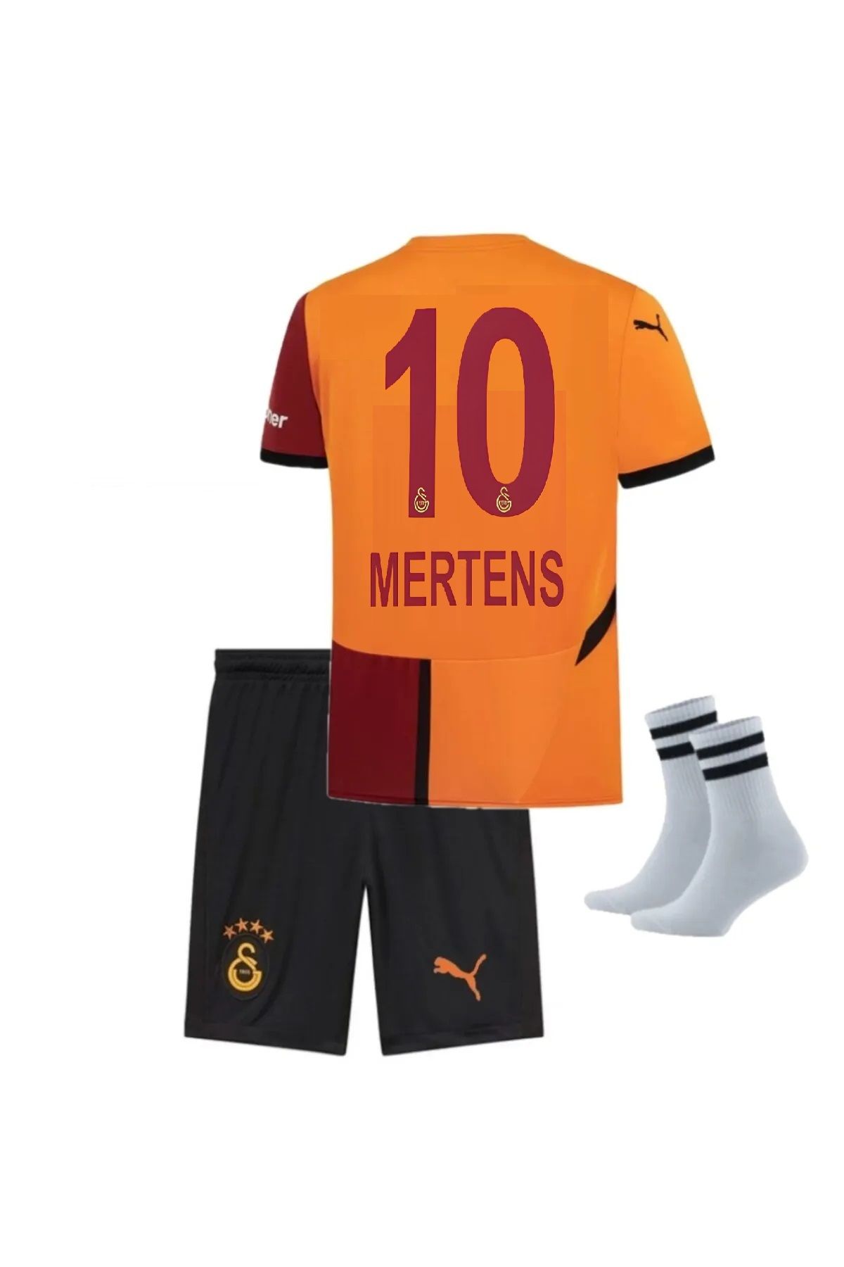 ZİLONG G.alatasaray 5 Yıldız Mertens 2024..2025 Sezon Taraftar Çocuk Futbol Forma