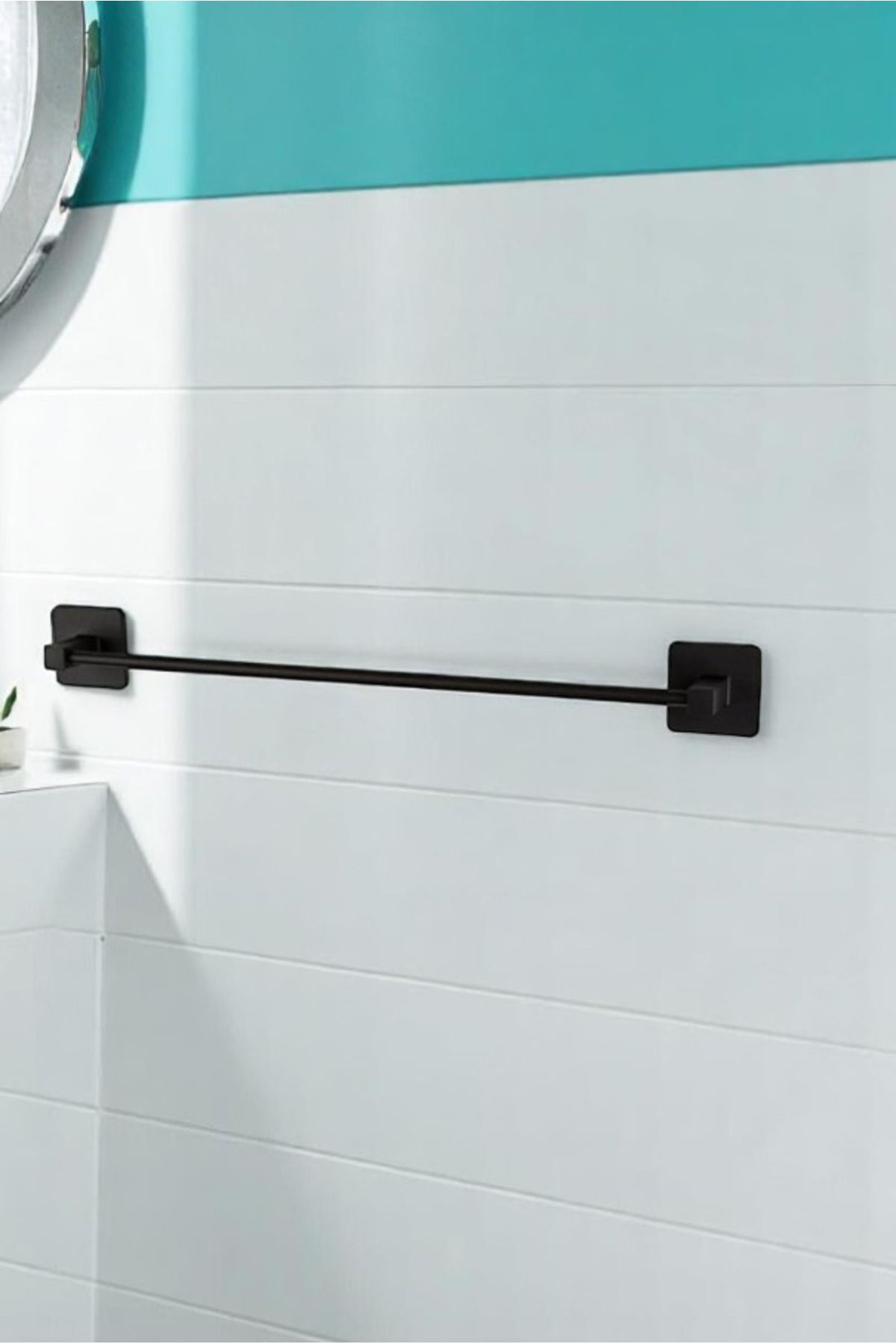 Magic Objects Havlu Askılığı Düzenleyici Organizer | Yapışkanlı Siyah Havluluk Banyo Askısı