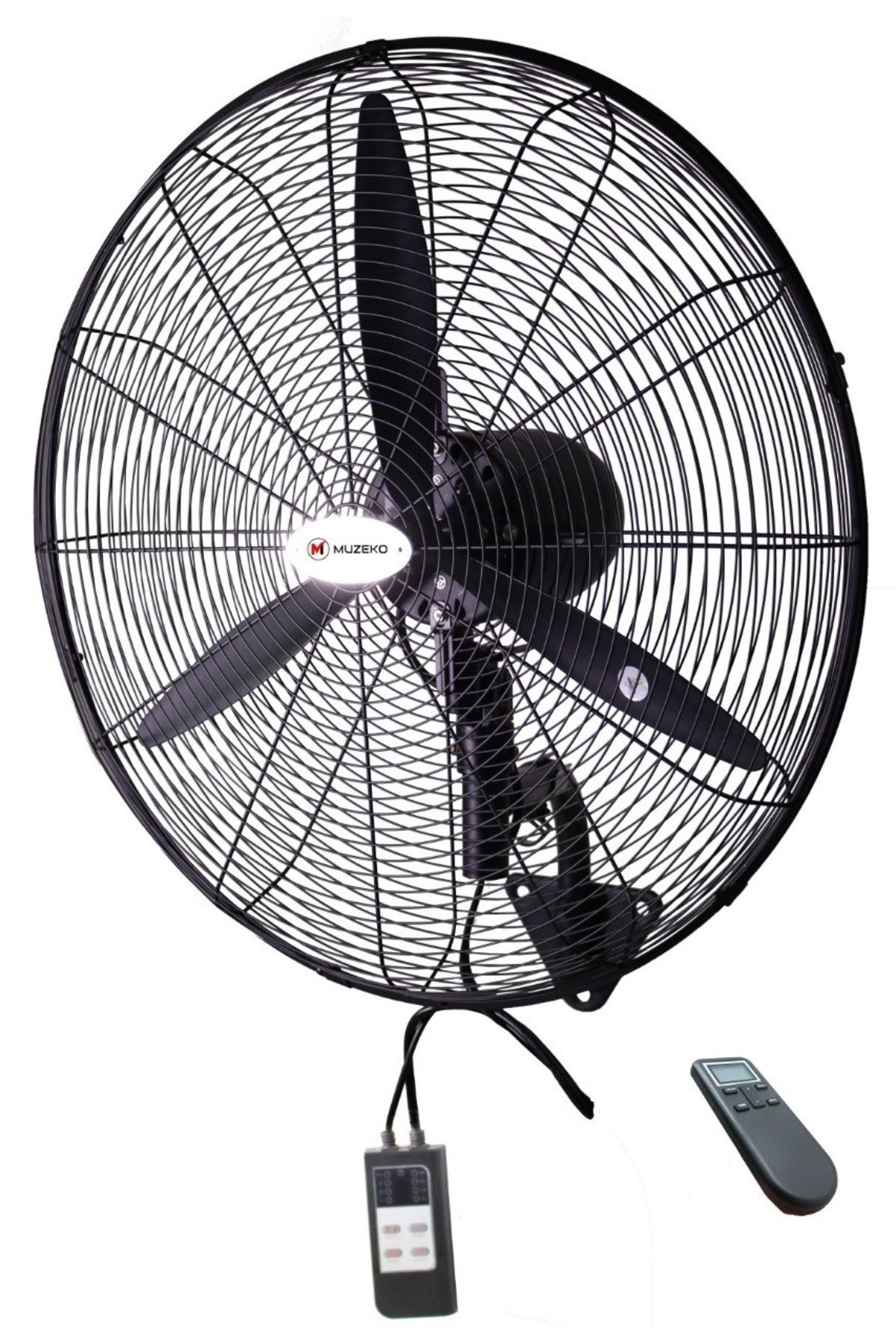 MUZEKO Mega Mzk-750 30 Inç Duvar Tipi Kumandalı Sanayi Vantilatör 75cm