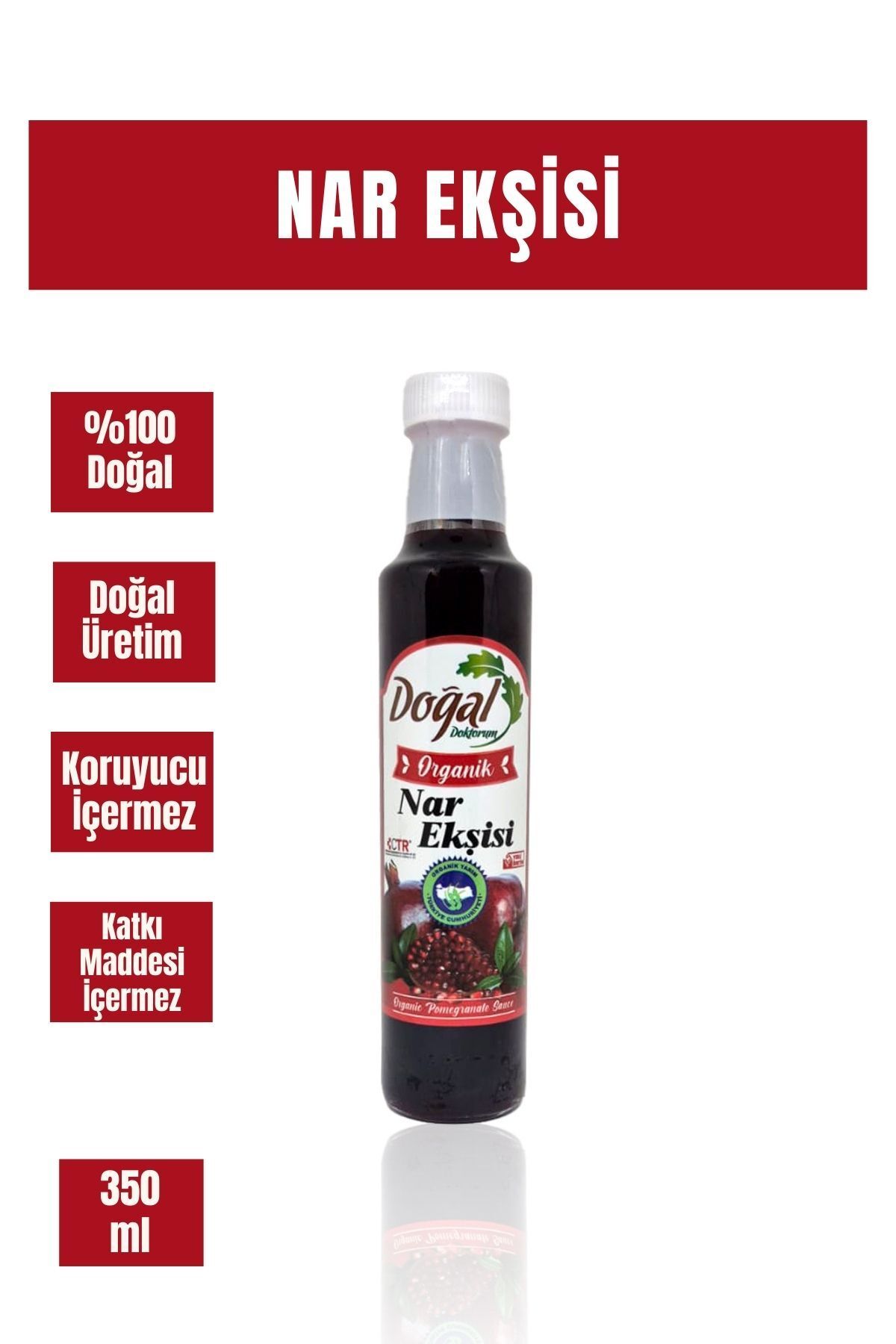 Doğadan İnsana Nar Ekşisi 350 Ml