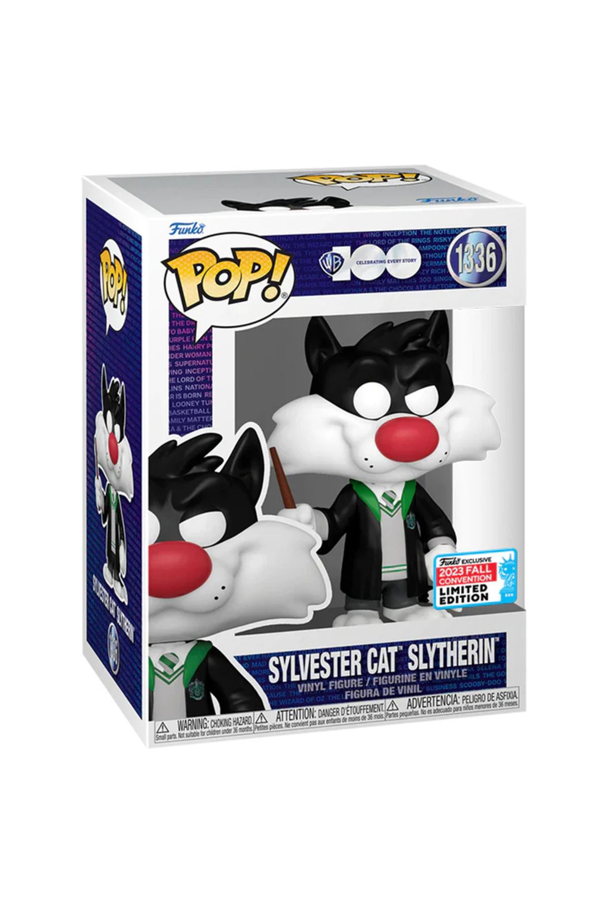 فیگور پاپ SYLVESTER CAT SLYTHERIN WB 100 1336 HARRY POTTER شکل Funko