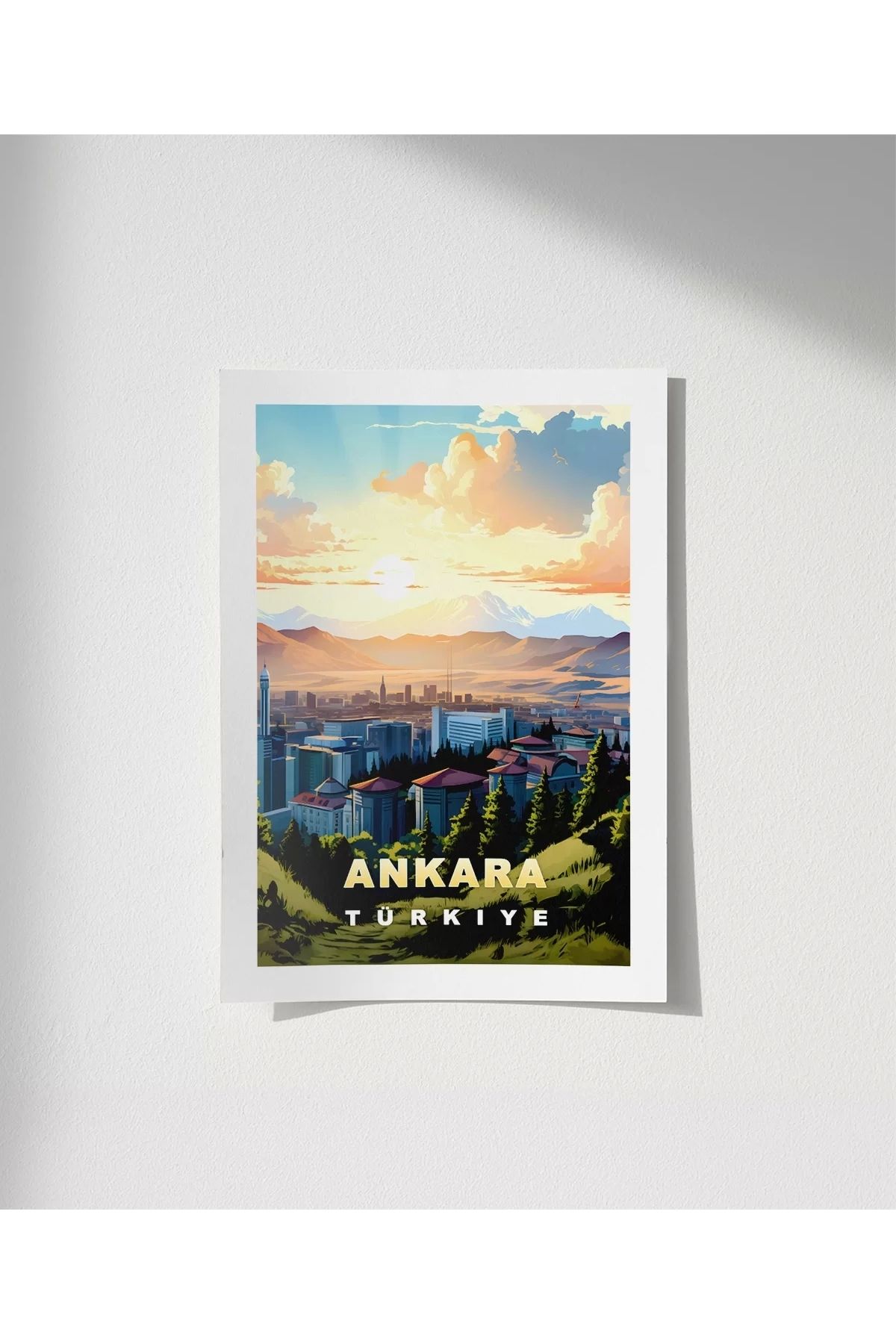 VOGLOO Çerçevesiz Poster Ankara’nın Doğal Güzellikleri