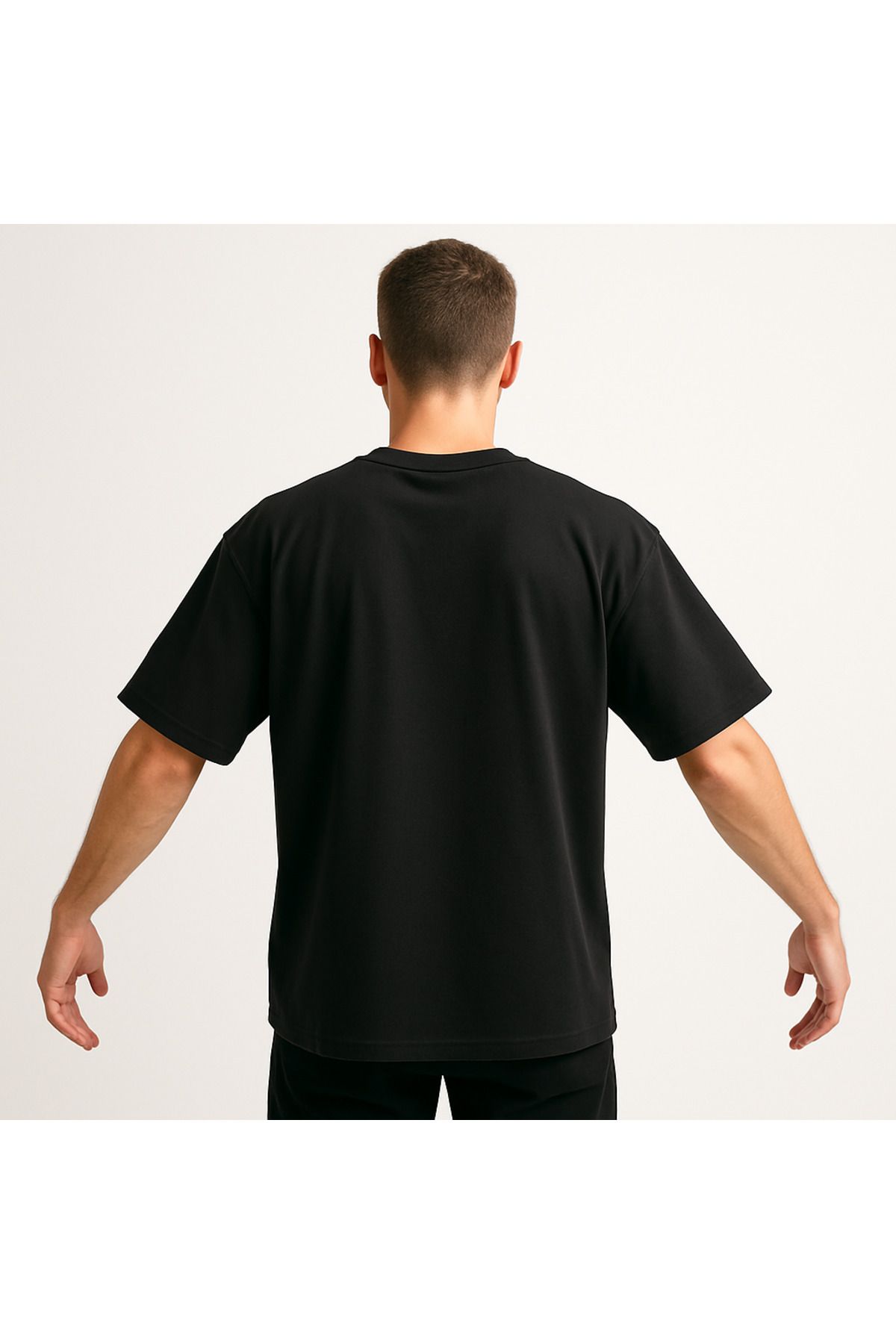 Advantage Leopar Çiçek Desen Baskılı %100 Pamuklu Premium T-Shirt