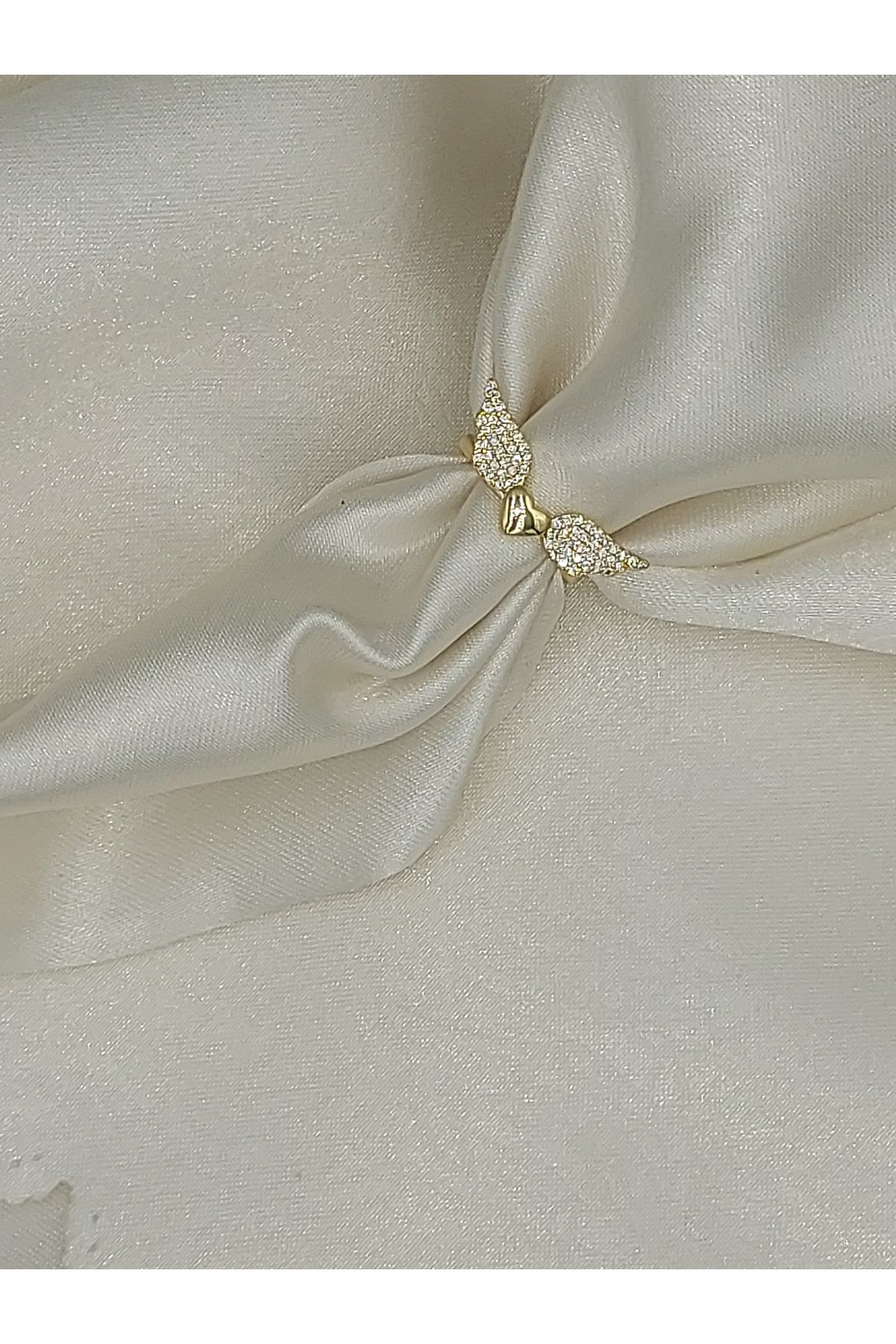 Butik Kanatlı Çelik Yüzük