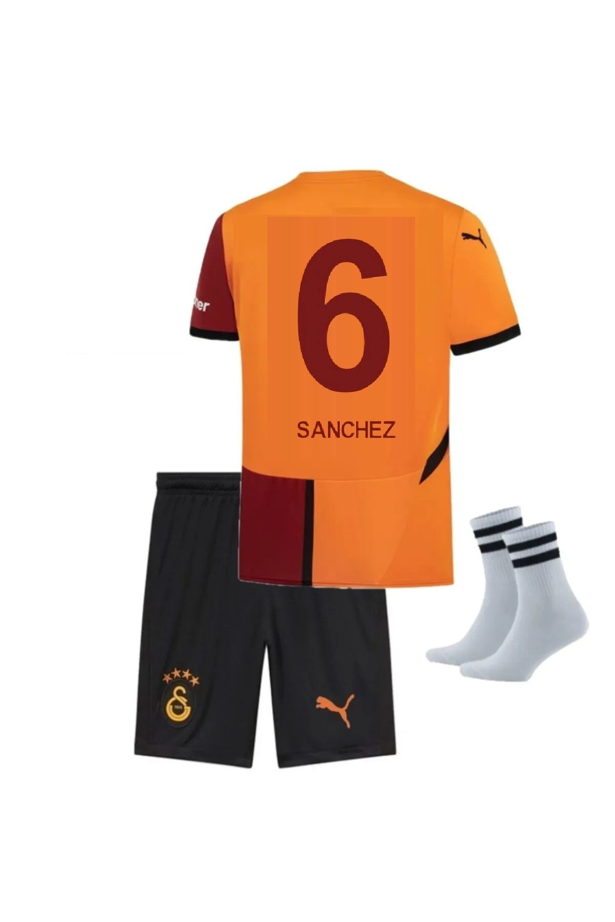 ZİLONG G.alatasaray 5 Yıldız Sanchez 2024..2025 Sezon Taraftar Çocuk Futbol Forma