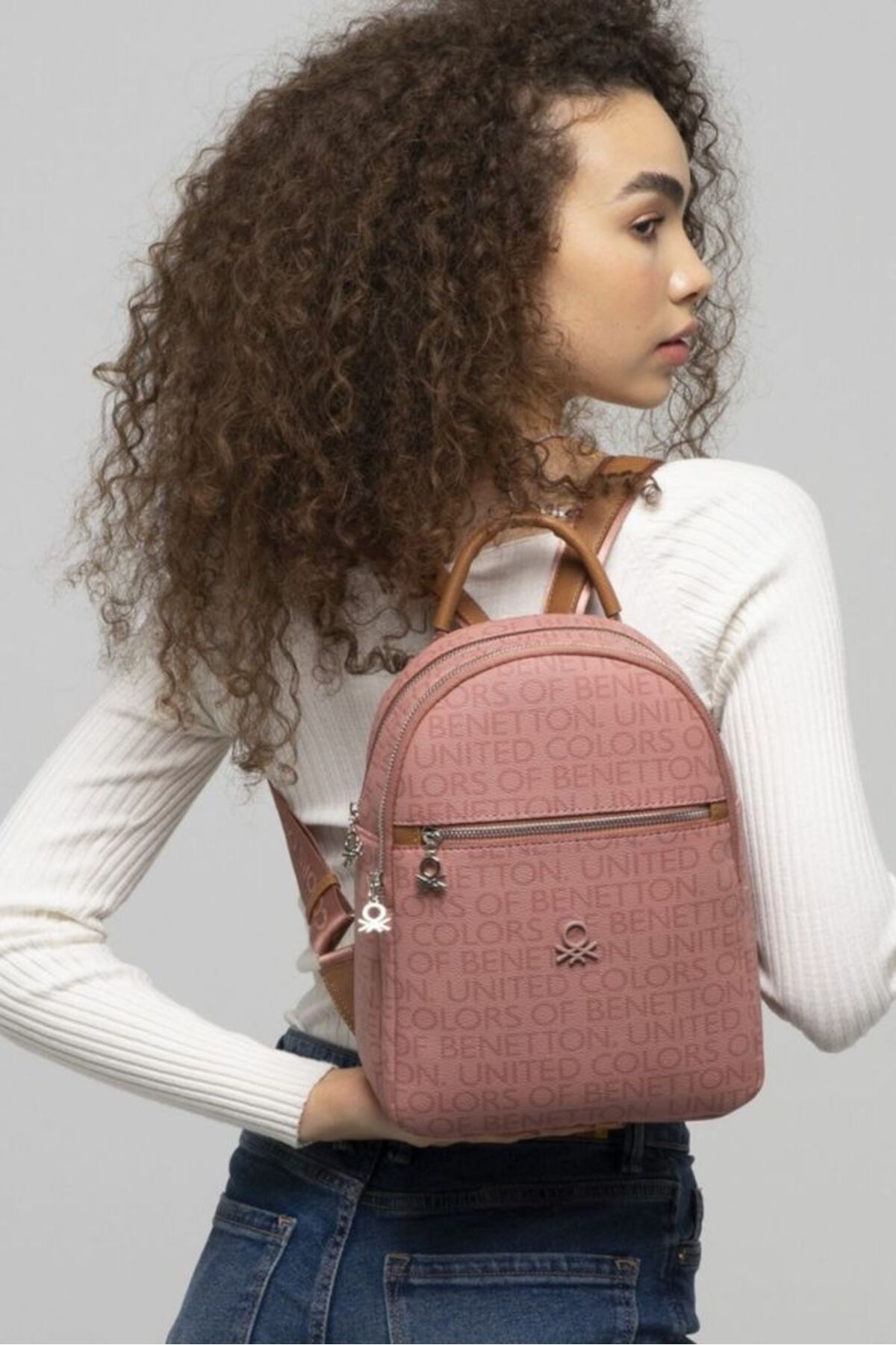 United Colors of Benetton KADIN KOL ÇANTASI C.BNT_824 STD Gül-Taba