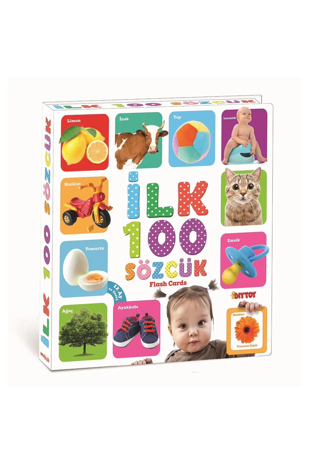 SepetinBurada İlk 100 Sözcük Eğitici Oyun Kartları