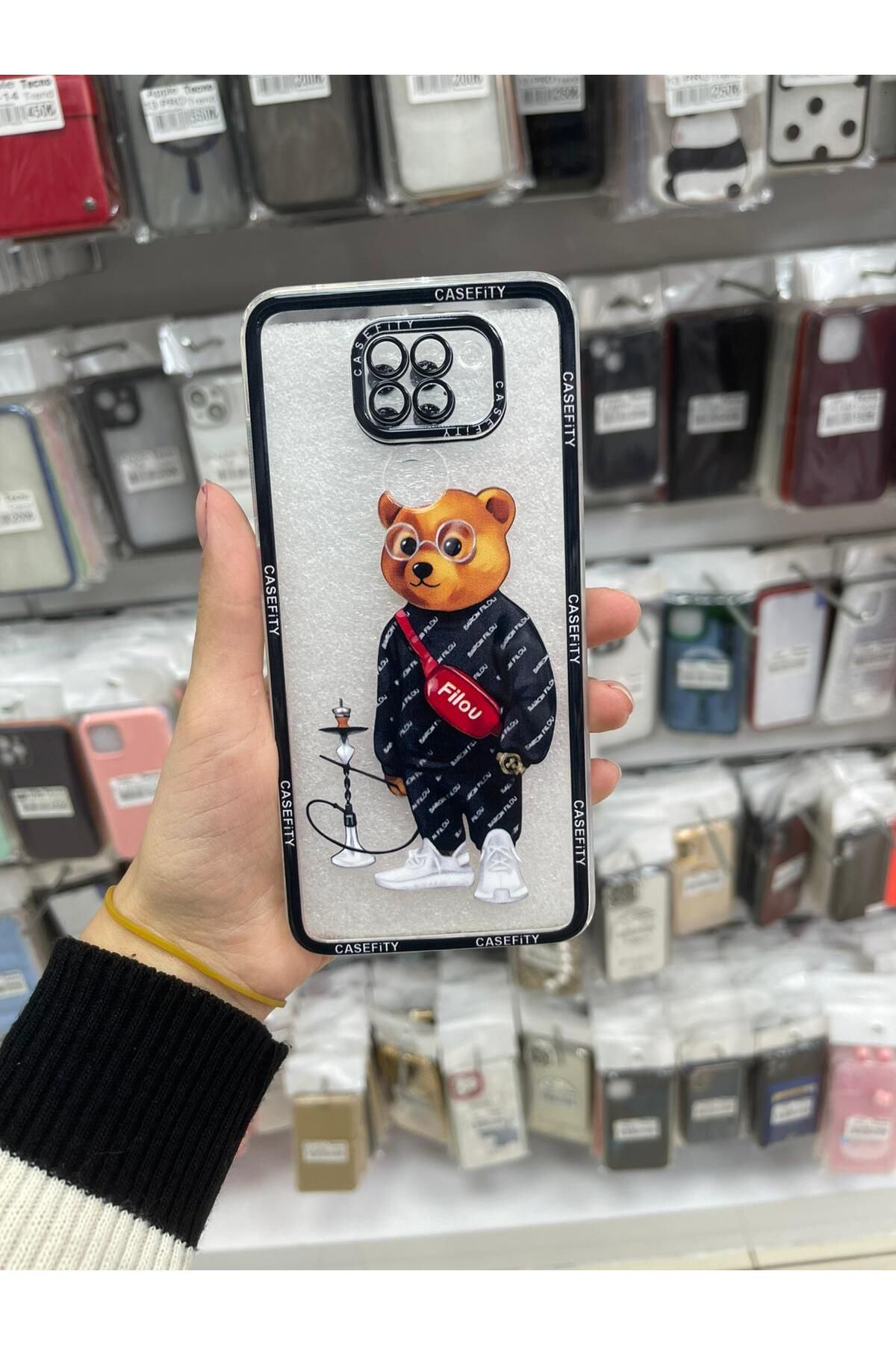 TECNOTREND redmi note 9 şeffaf baskılı silikon kılıf