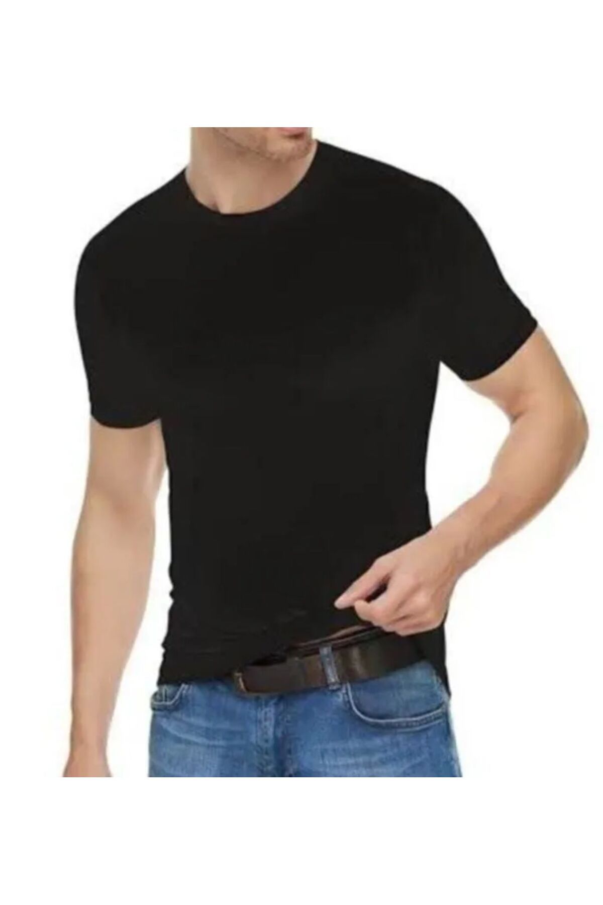 Great Lineage Tricou Negru Cu Mânecă Scurtă, Cu Gât În Formă De 6, Pentru Bărbați Unisex - M