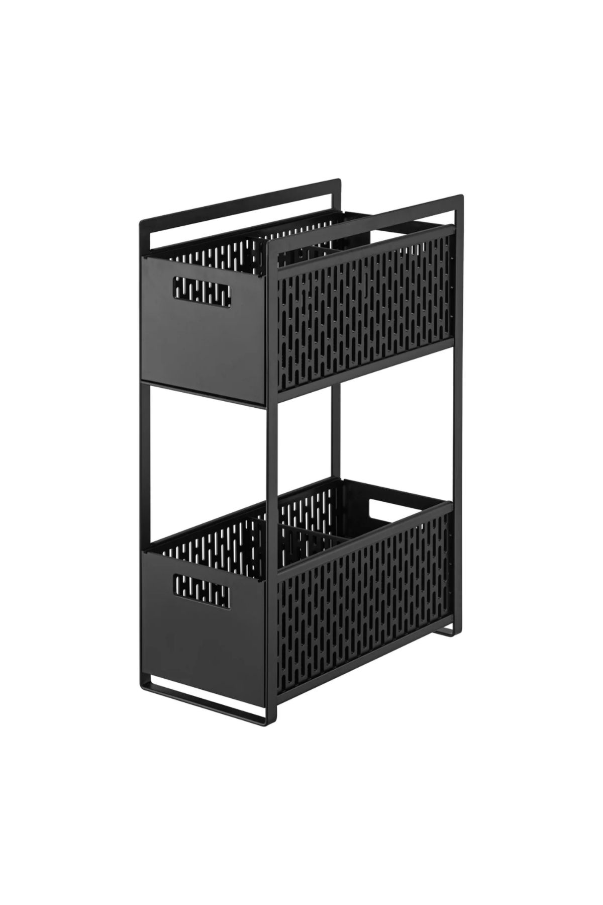 YAMAZAKİ Tower Standlı Saklama Sepetleri Siyah Renk 16X32,5X46 Cm