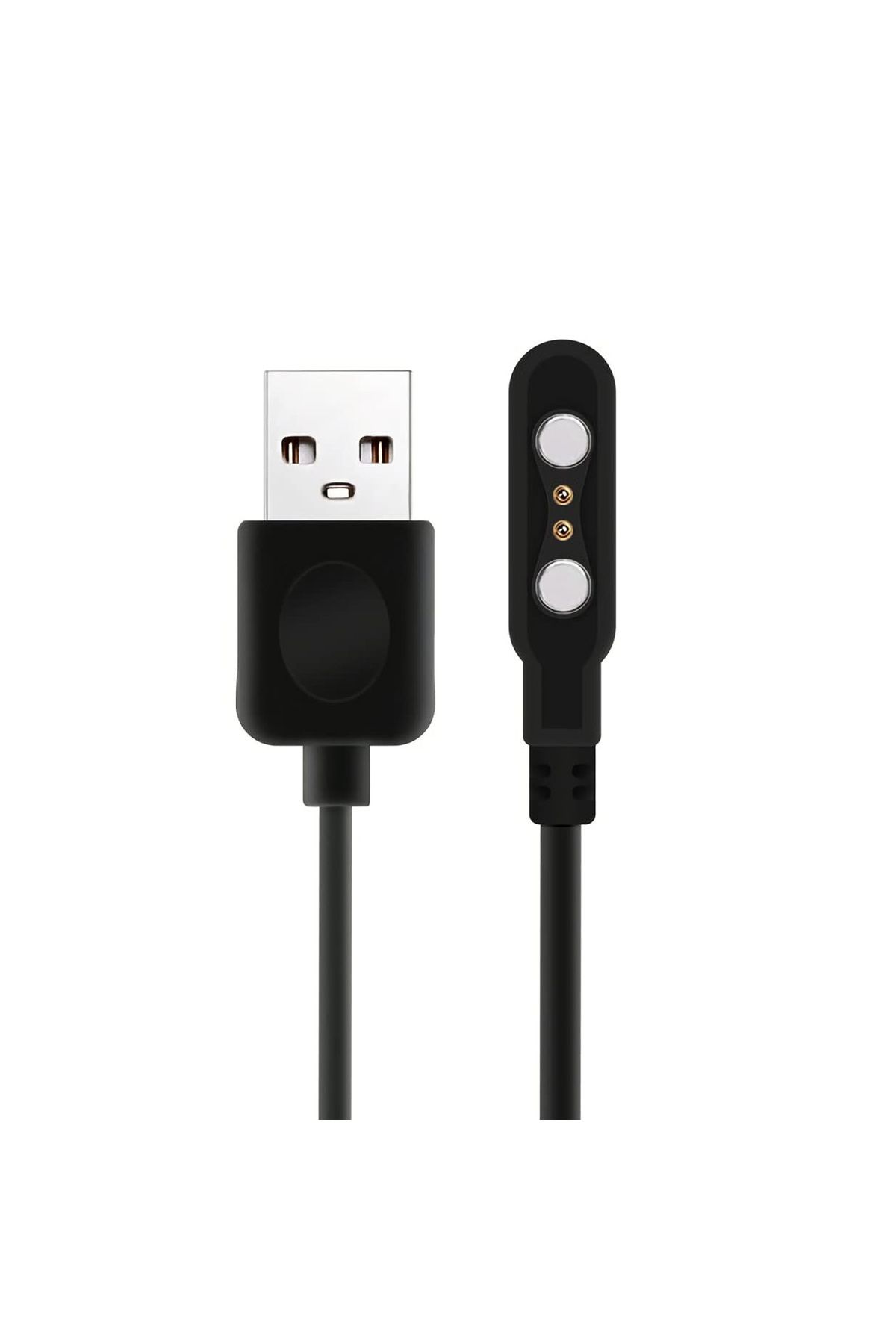 Forzacase 2 Pin 2.84 mm Konnektör Akıllı Saatler için Manyetik Şarj Kablosu - FC017