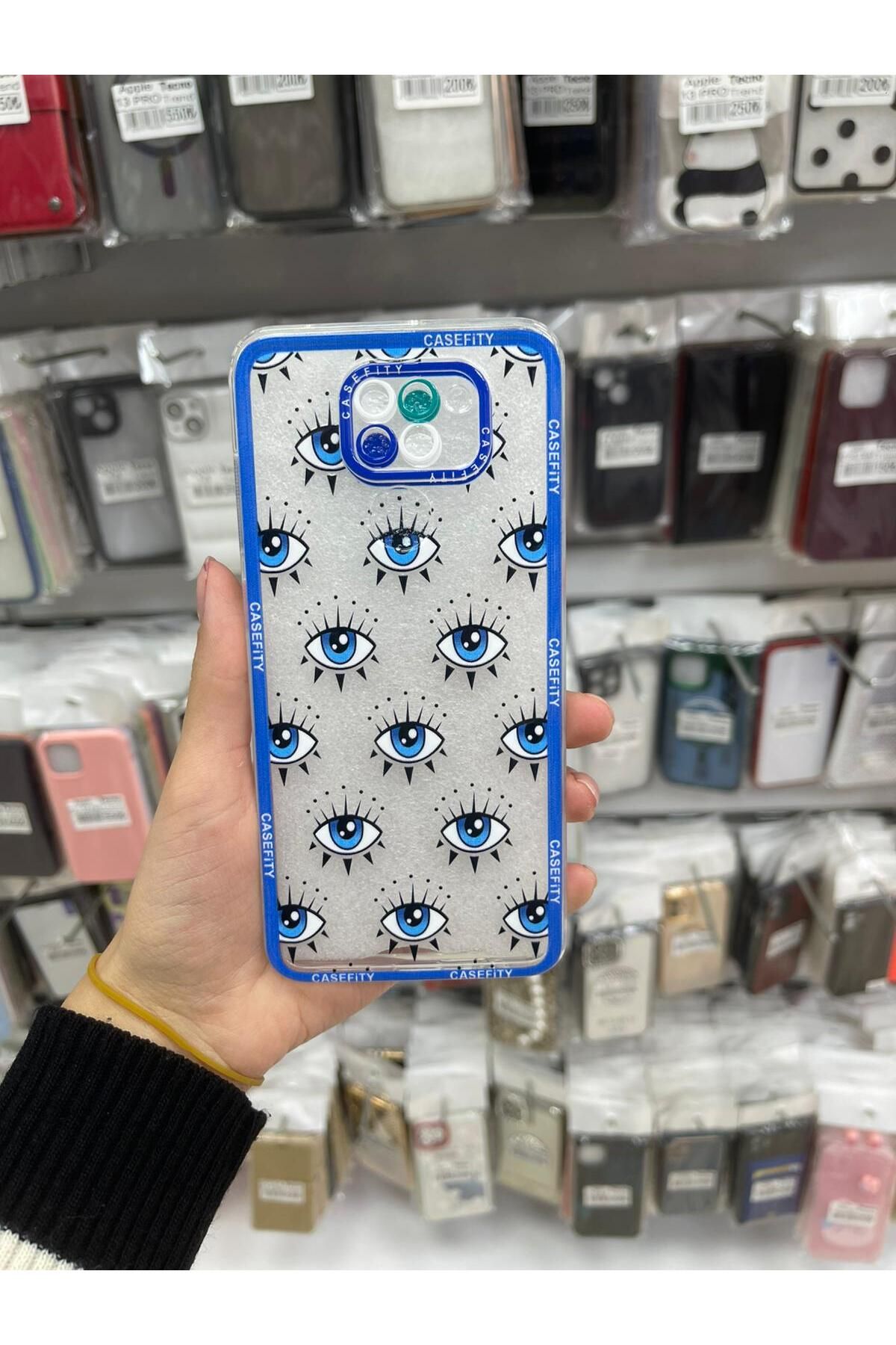 TECNOTREND redmi note 9 şeffaf baskılı silikon kılıf