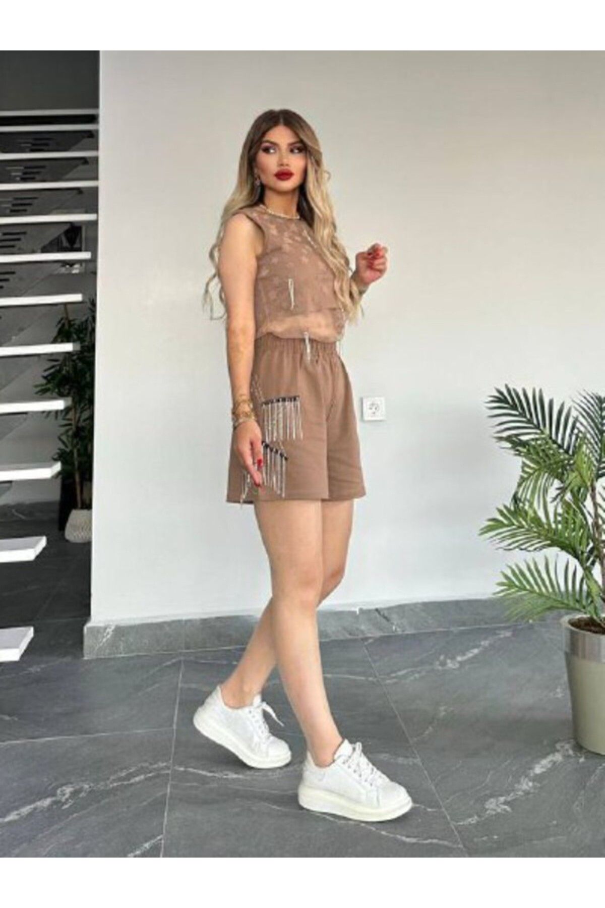 Bella Belluci Şortlu kadın takım