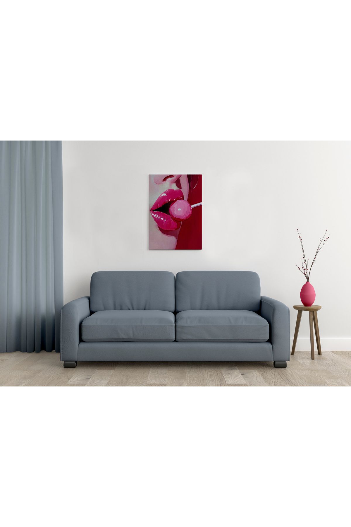 waspandhornet Lollipop Temalı Modern Sanat MDF Tablo