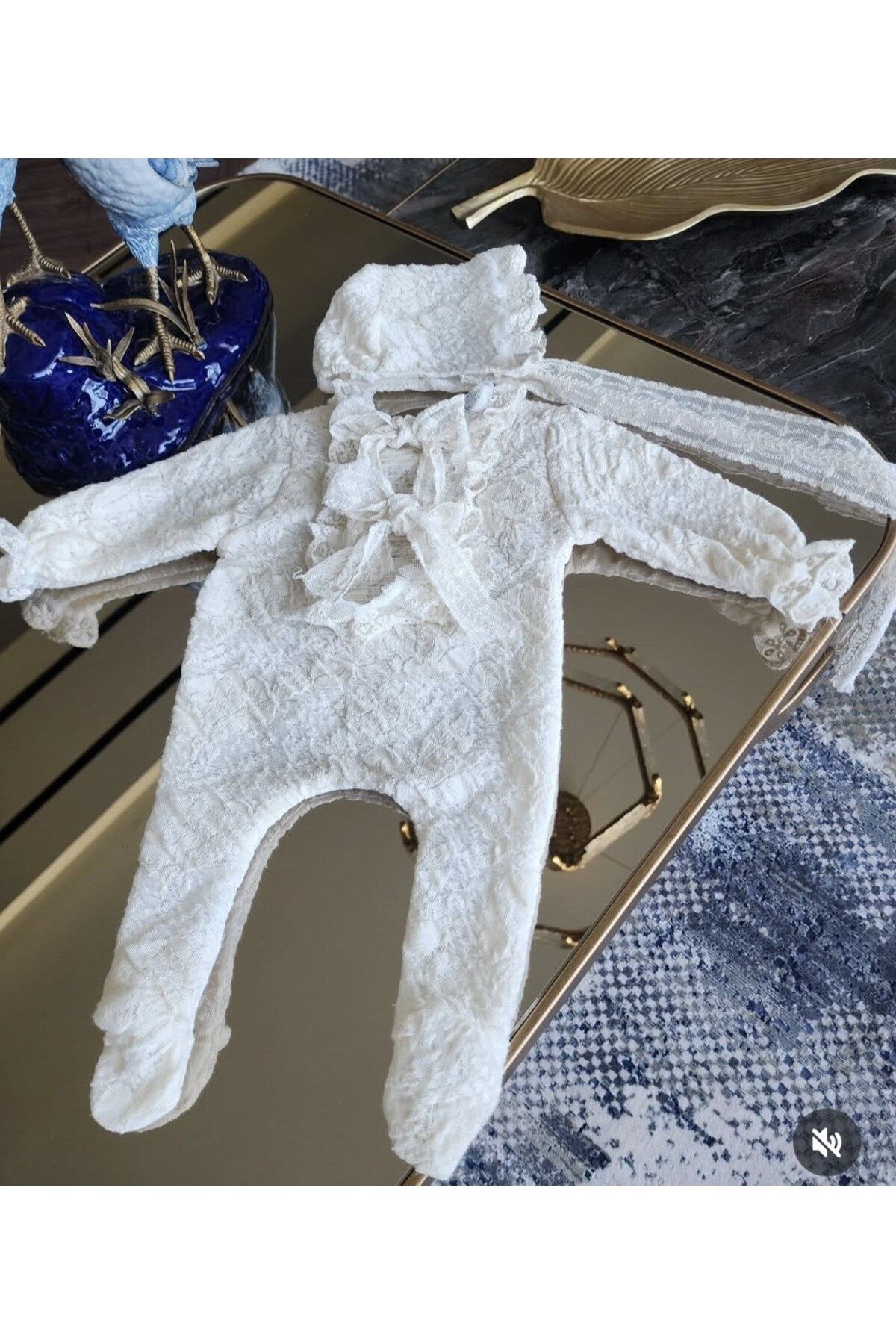 Tozpembebaby Esnek Bebek Tulumu- Yenidoğan Çekim Tulumu
