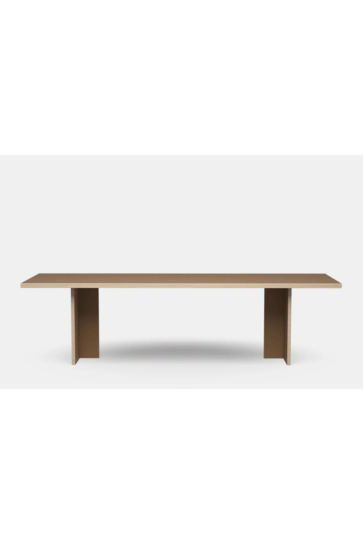 PASAWOODS Bruli | Modern Natürel Dikdörtgen Masa | 280x100 Cm | Toplantı / Çalışma / Yemek Masası