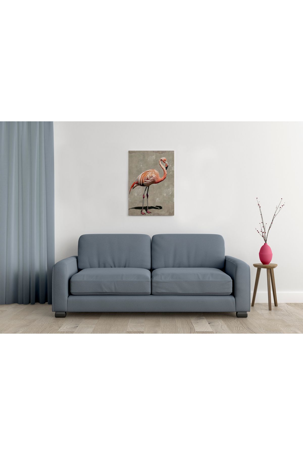 waspandhornet Flamingo Temalı MDF Tablo