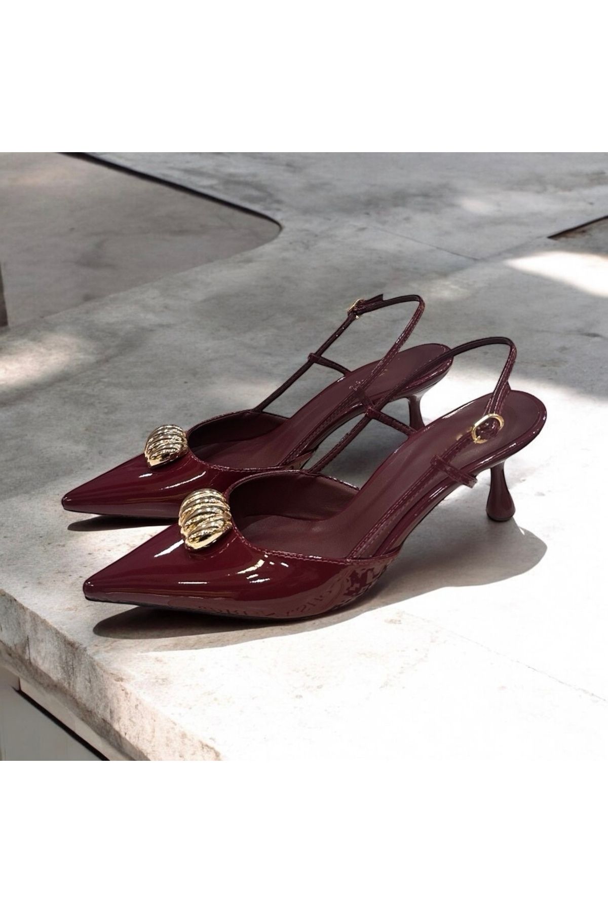 runa shoes Gold Toka Detay Stiletto