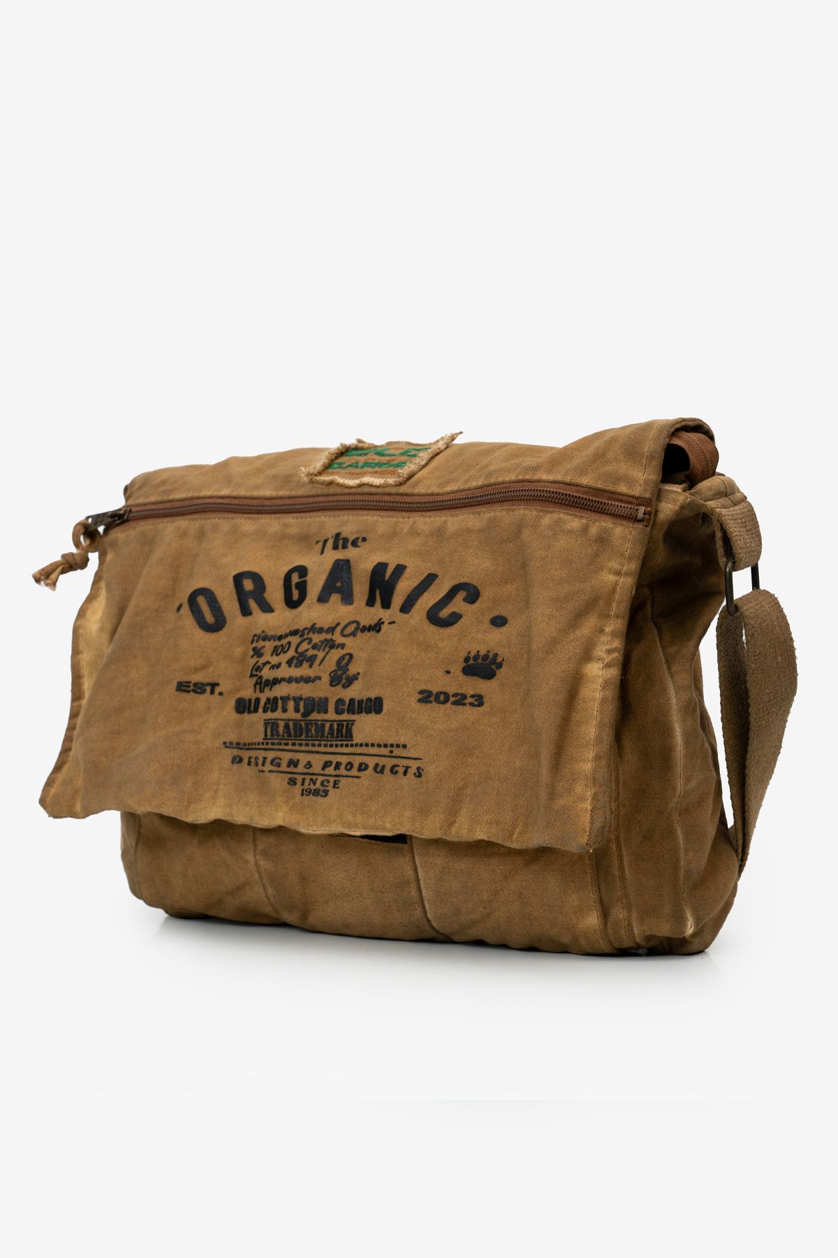 old cotton cargo 8128 Geantă Ocazională Din Pânză, Cu Umăr, Pentru Laptop, Școală, Călătorie Zilnică, Din Bumbac, Vintage Unisex - One Size