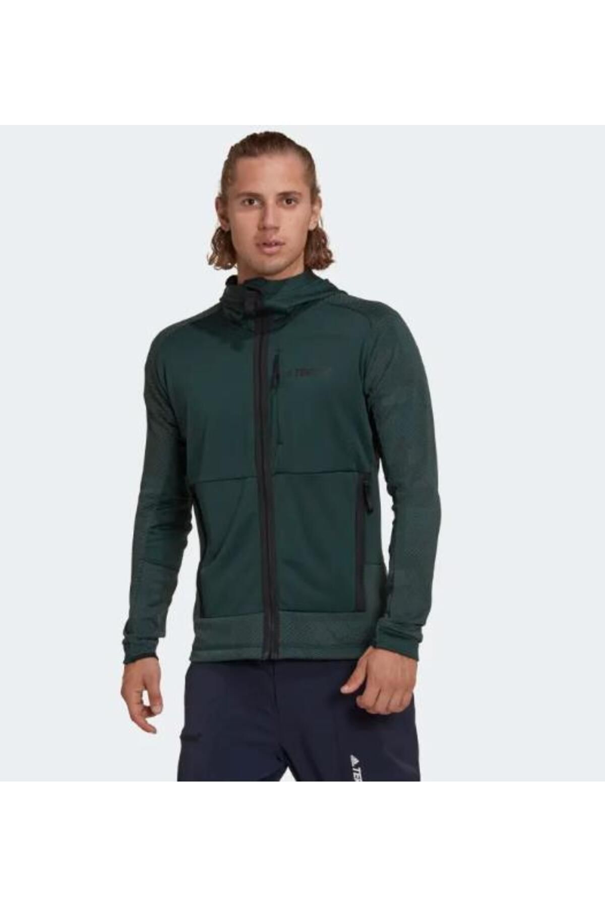 adidas ADİDAS ERKEK KAPÜŞONLU FERMUARLI EŞOFMAN ÜST M TX Flooce HdJ HH9220