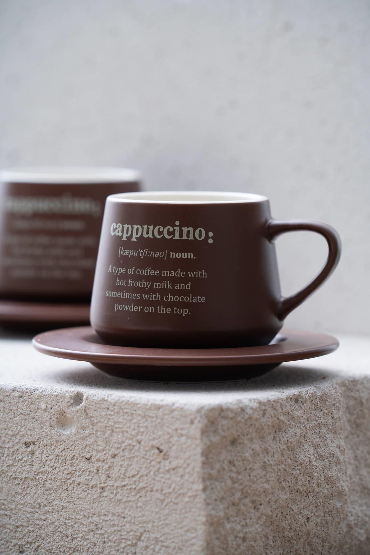 ACAR Blush Cappuccino 2 Kişilik Kahve Fincan Takımı - 200 ml