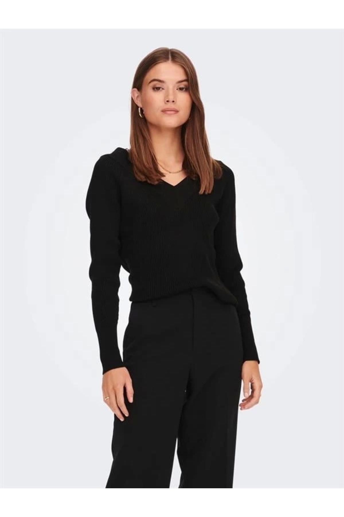 Lale Moda 15268801 V Yaka Kazak